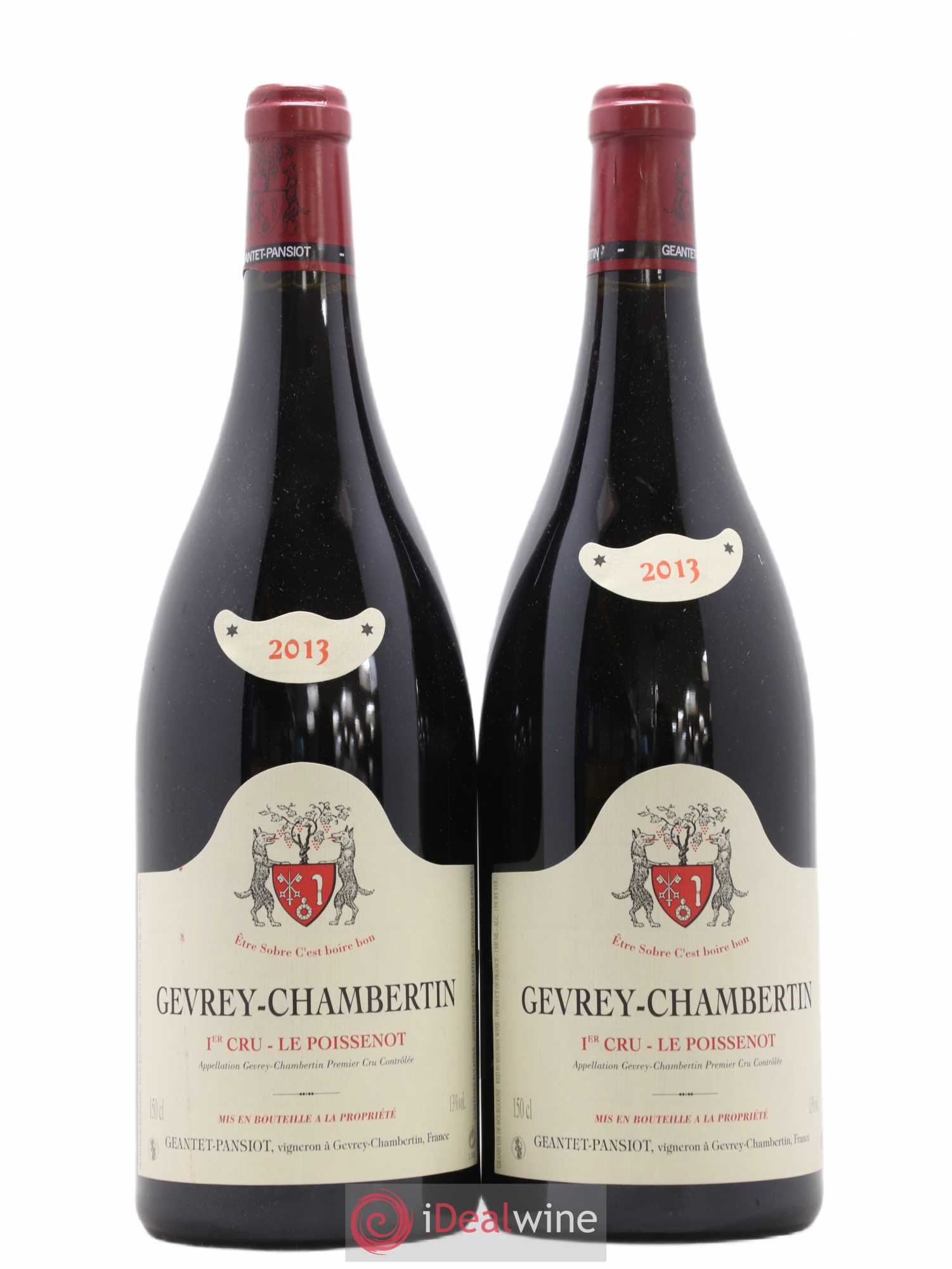Gevrey-Chambertin 1er Cru Le Poissenot Geantet-Pansiot 2013 - Lot de 2 magnums - 0