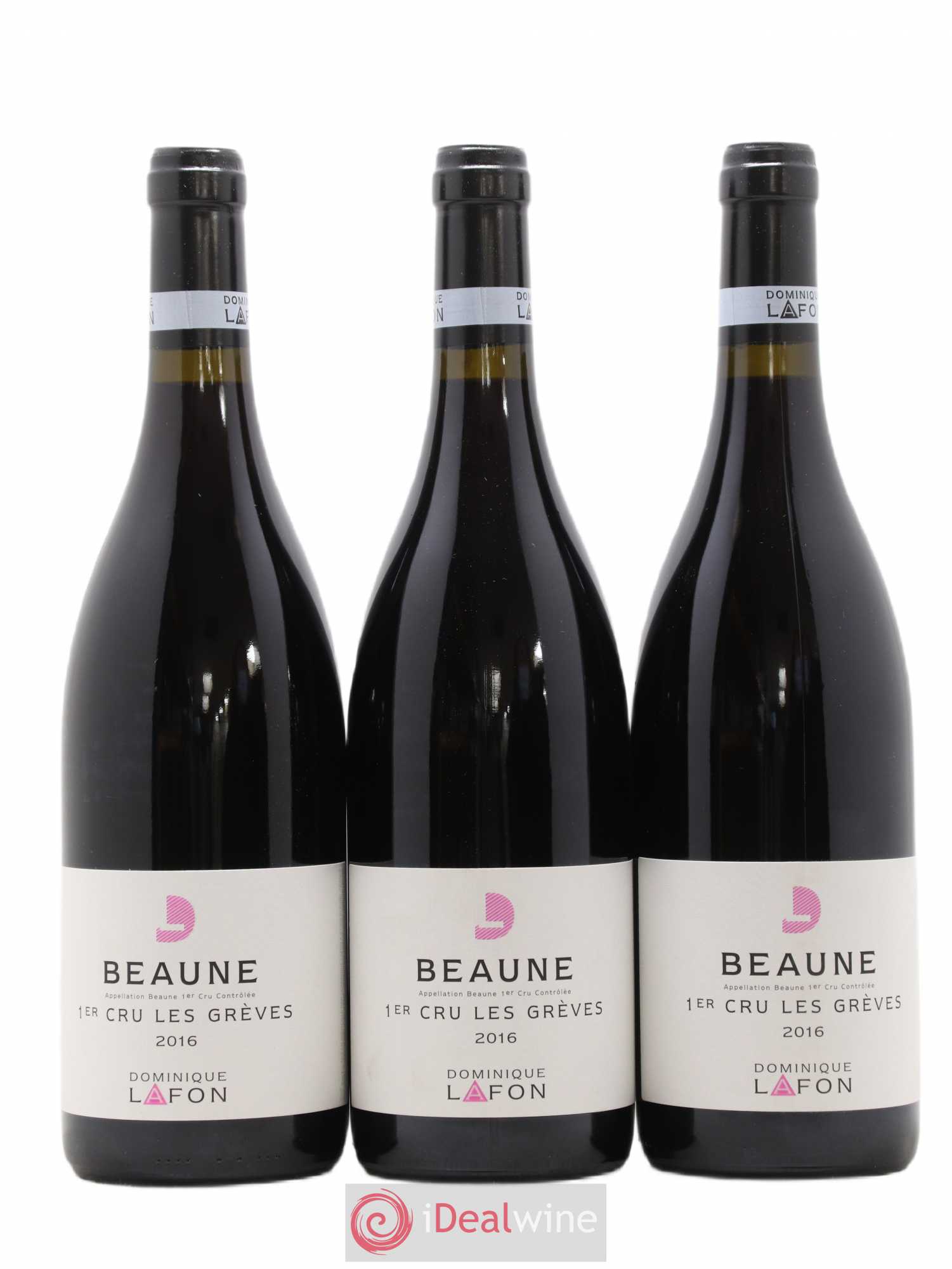 Beaune 1er Cru Grèves Domaine Dominique Lafon 2016 - Posten von 3 Flaschen - 0