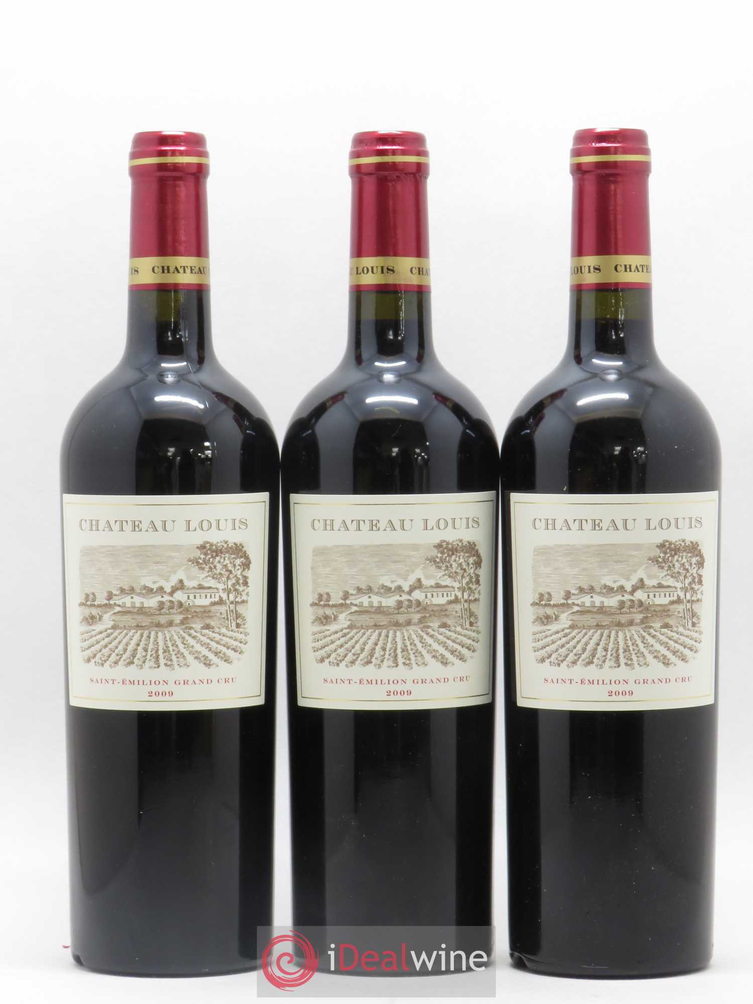 Saint-Émilion Grand Cru Château Louis 2009 - Lot de 12 bouteilles - 1