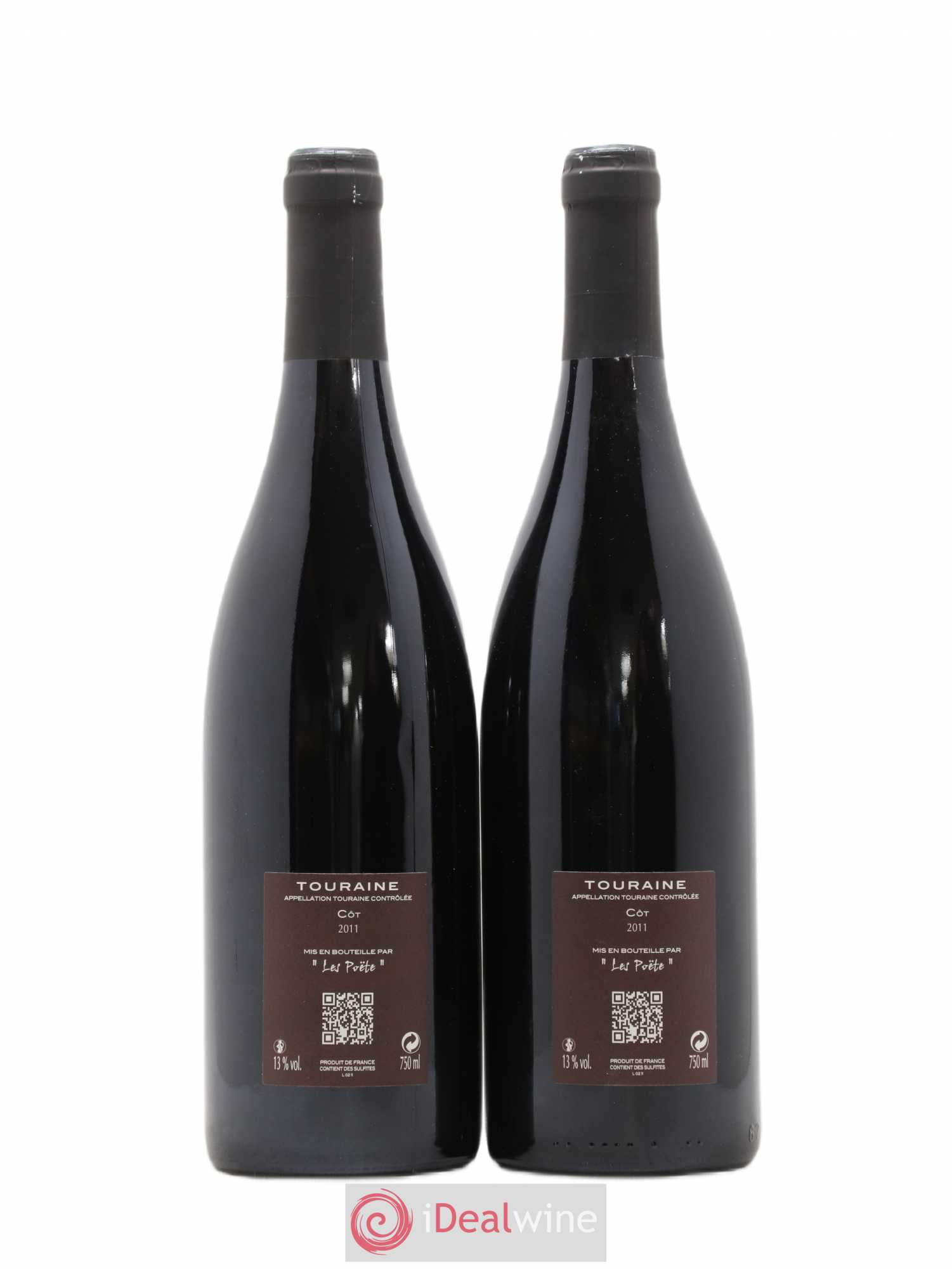 Touraine Le Côt des Poëte Domaine des Poëte 2011 - Posten von 2 Flaschen - 1