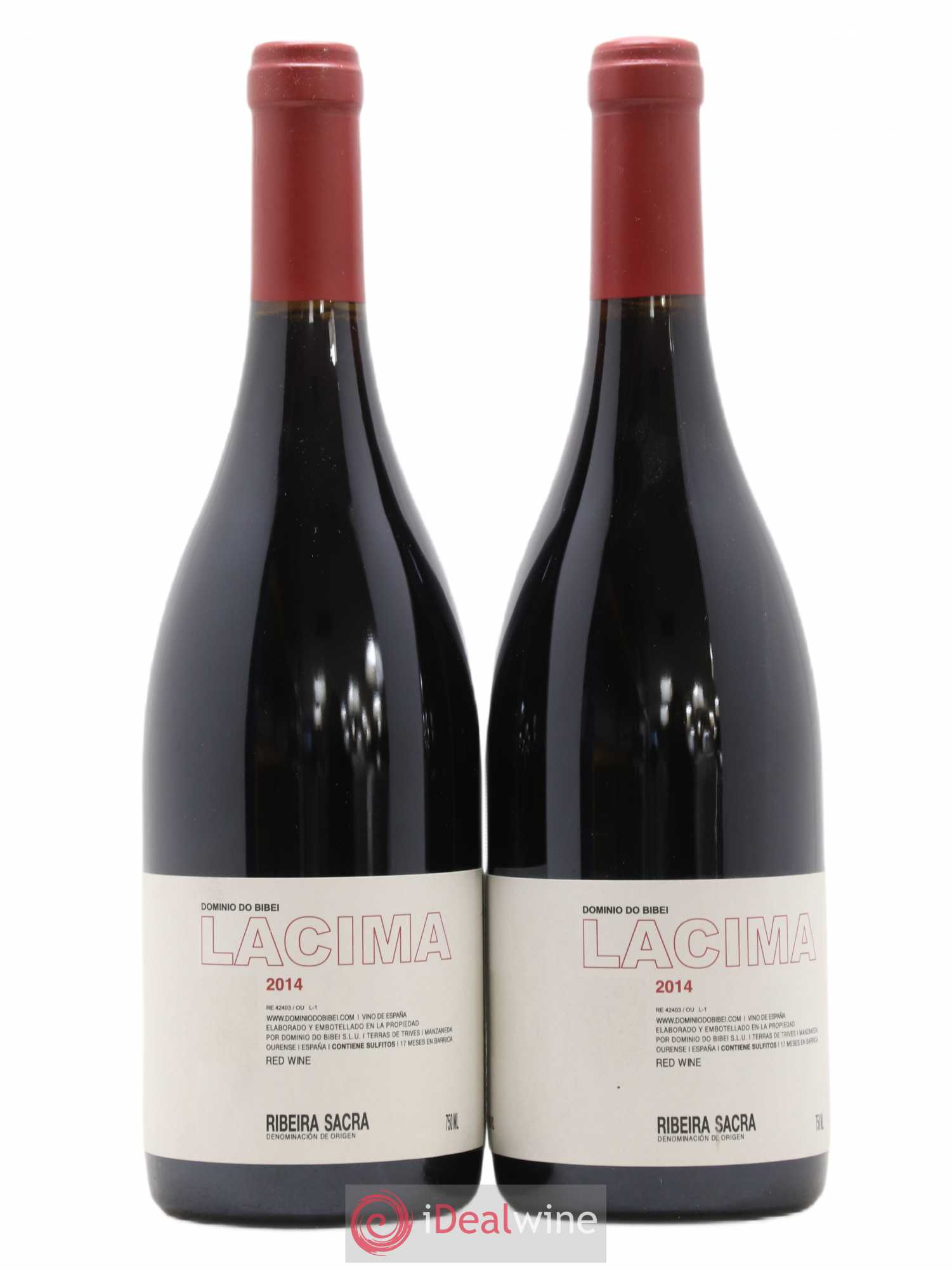 Espagne Ribeira Sacra Lacima Dominio do Bibei 2014 - Lot de 2 bouteilles - 0
