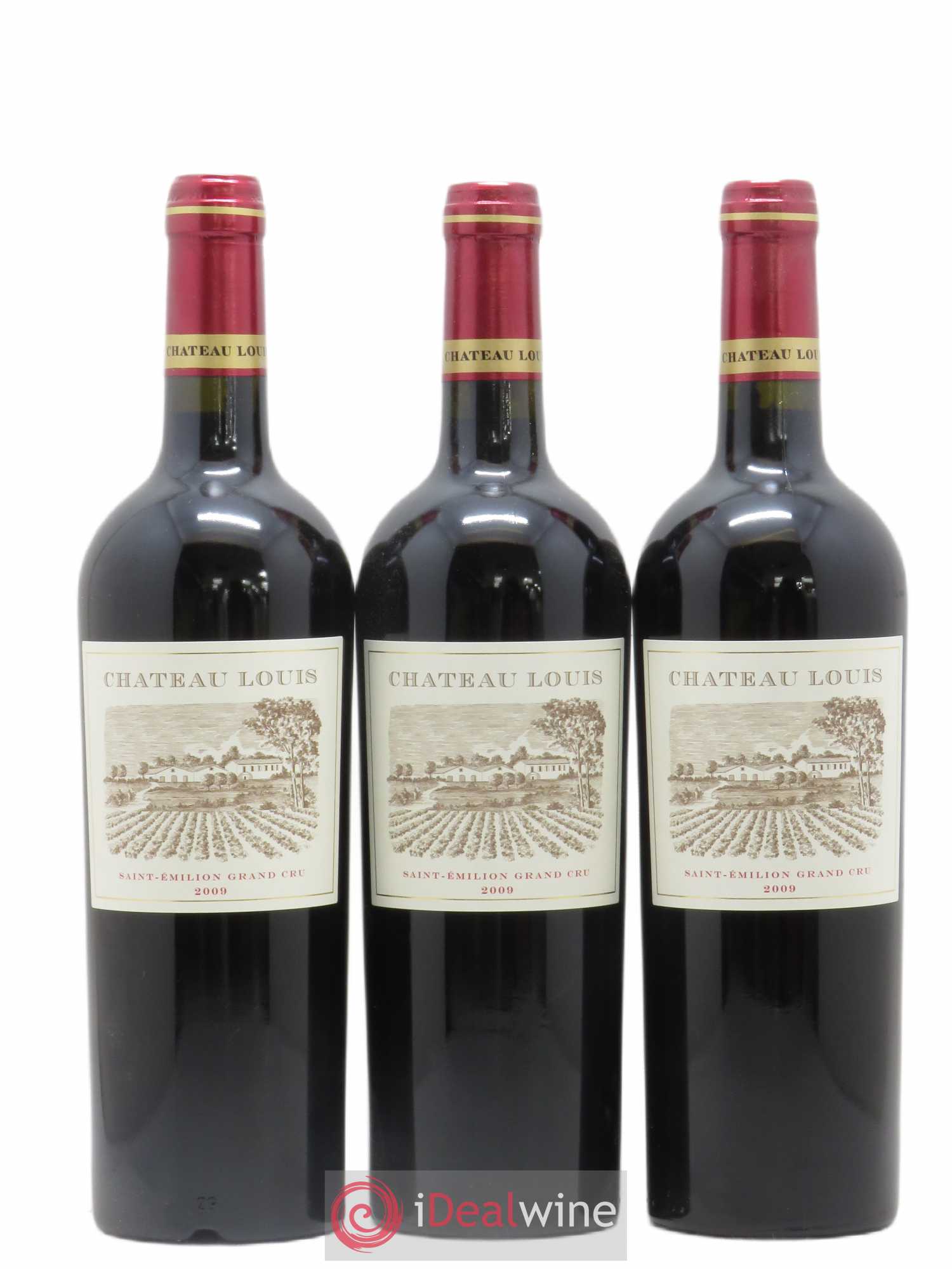 Saint-Émilion Grand Cru Château Louis 2009 - Lot de 3 bouteilles - 0