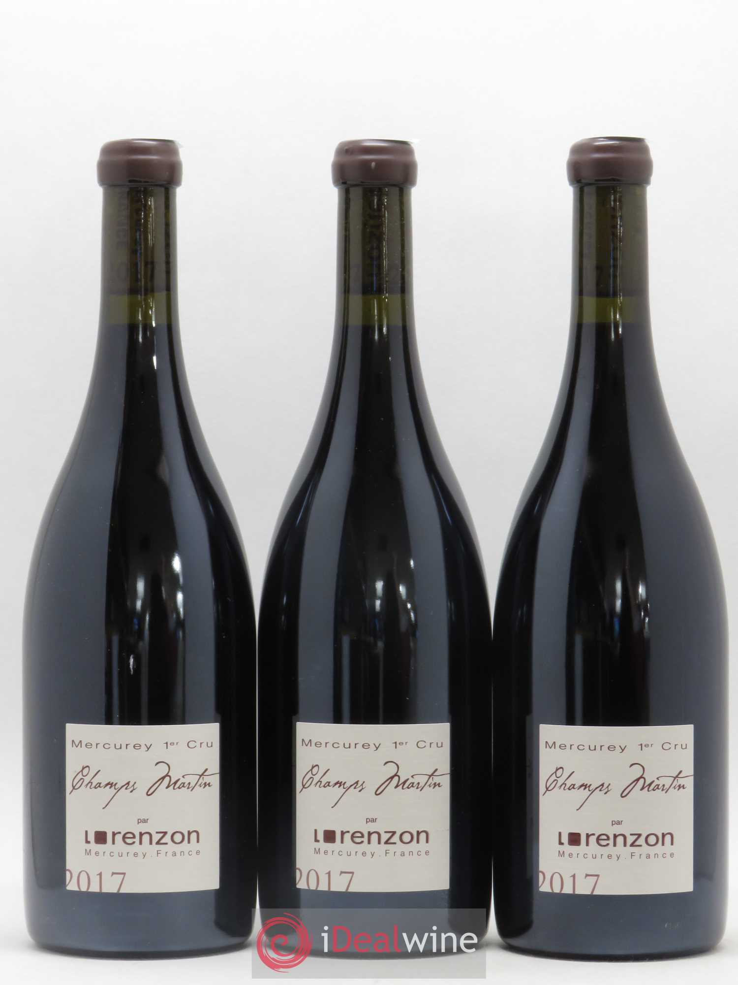 Mercurey 1er Cru Les Champs Martin Bruno Lorenzon 2017 - Lot de 12 bouteilles - 2