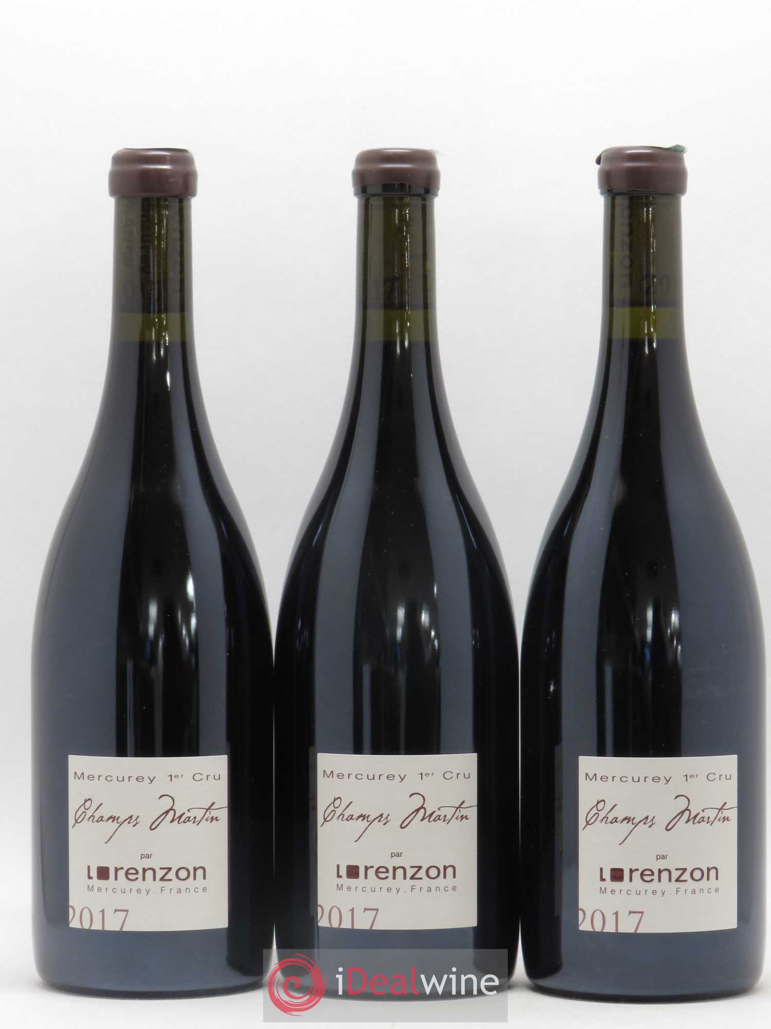 Mercurey 1er Cru Les Champs Martin Bruno Lorenzon 2017 - Lot de 12 bouteilles - 3