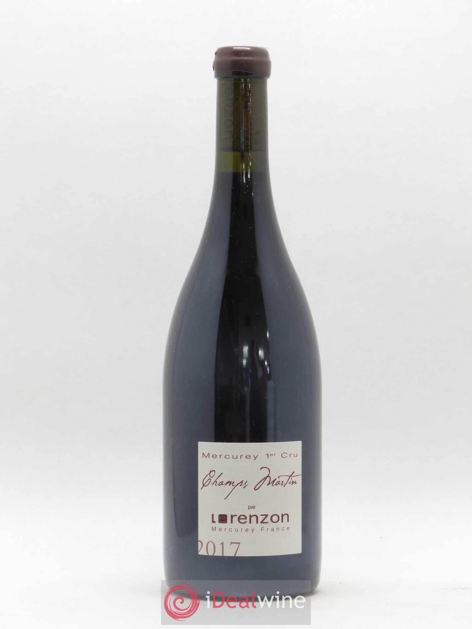 Mercurey 1er Cru Les Champs Martin Bruno Lorenzon 2017 - Lot de 1 bouteille - 0