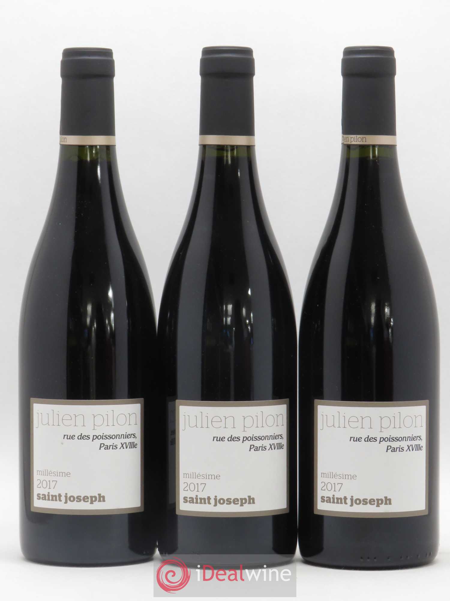 Saint-Joseph Rue des Poissonniers, Paris XVIIIe Domaine Julien Pilon 2017 - Posten von 6 Flaschen - 1