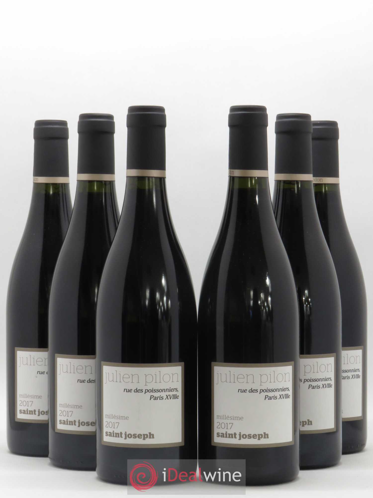 Saint-Joseph Rue des Poissonniers, Paris XVIIIe Domaine Julien Pilon 2017 - Posten von 6 Flaschen - 0