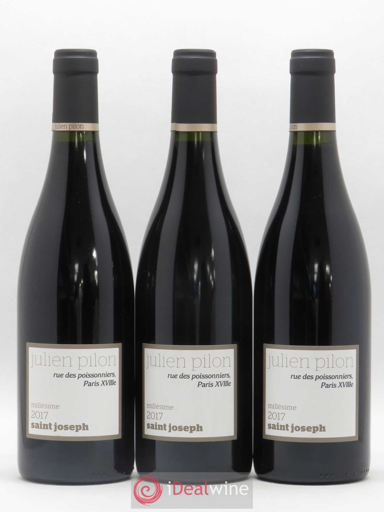 Saint-Joseph Rue des Poissonniers, Paris XVIIIe Domaine Julien Pilon 2017 - Lot de 6 bouteilles - 1