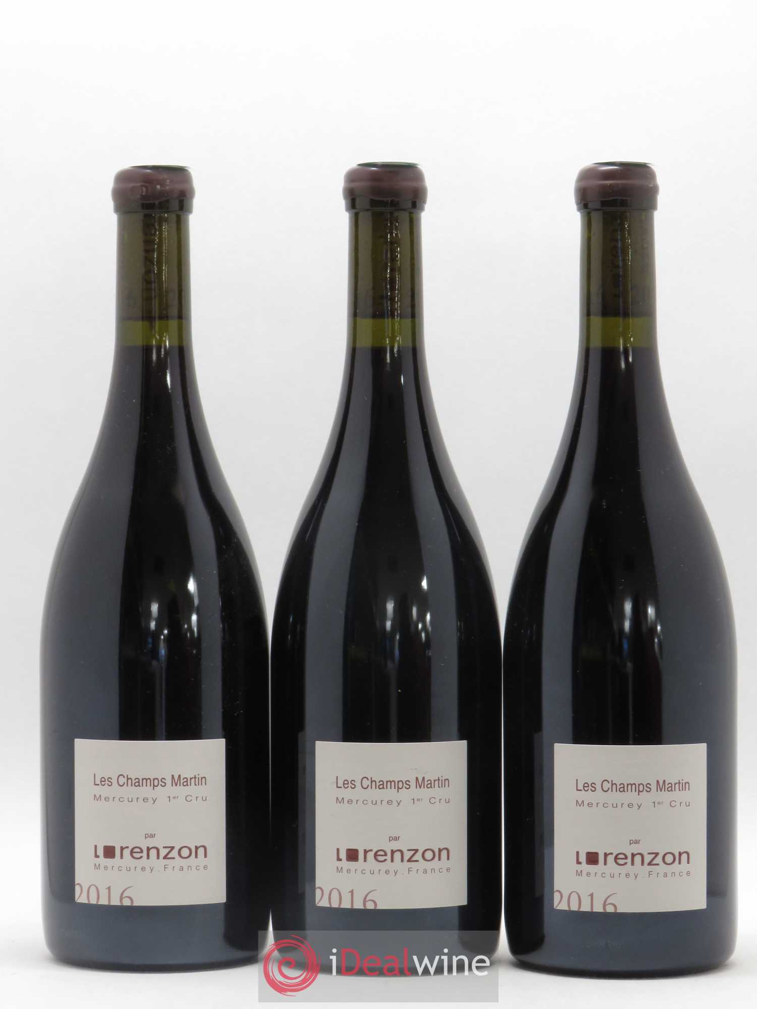 Mercurey 1er Cru Les Champs Martin Bruno Lorenzon  (sans prix de réserve) 2016 - Lot de 12 bouteilles - 2
