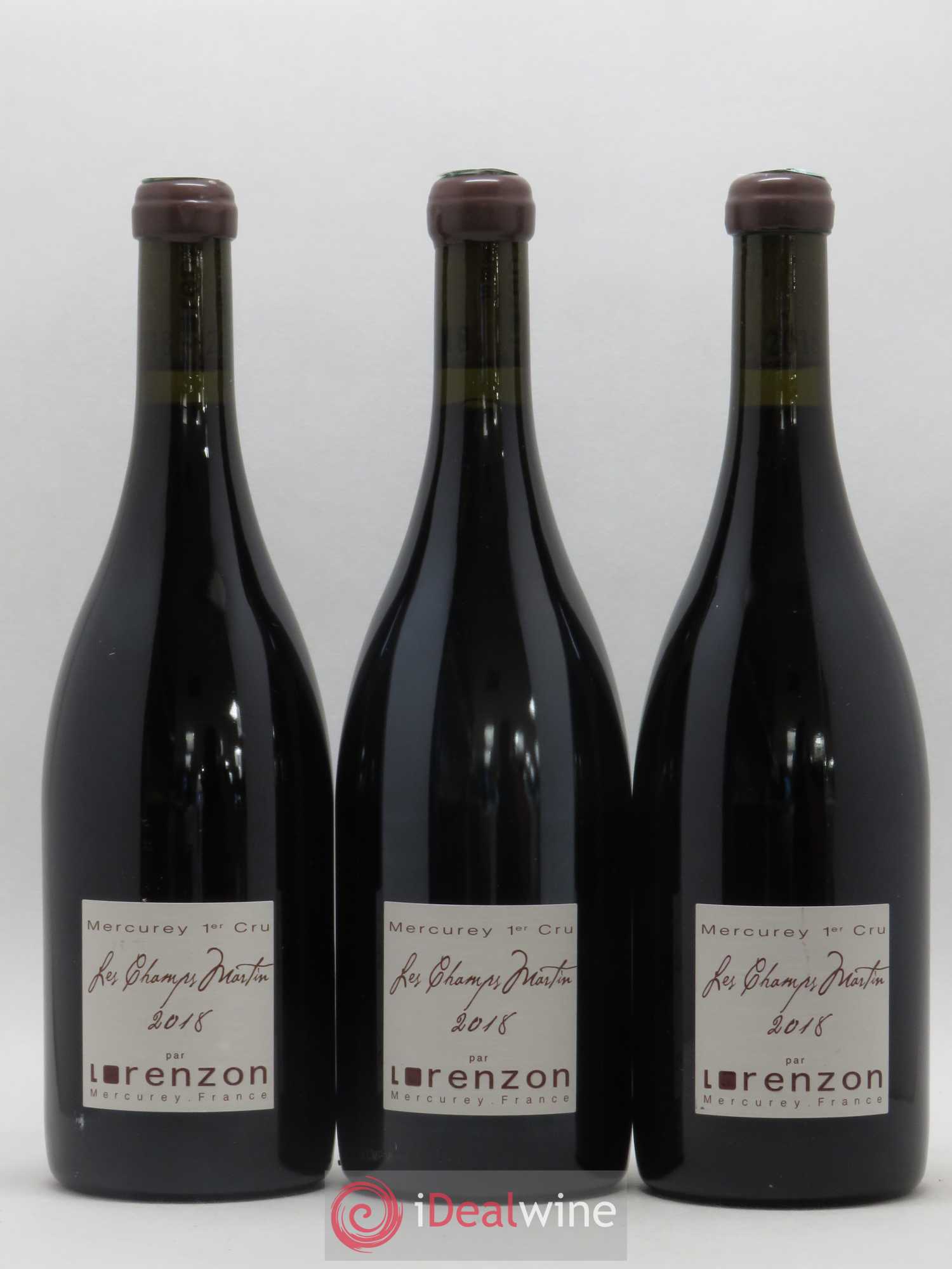 Mercurey 1er Cru Les Champs Martin Bruno Lorenzon 2018 - Lot de 6 bouteilles - 2