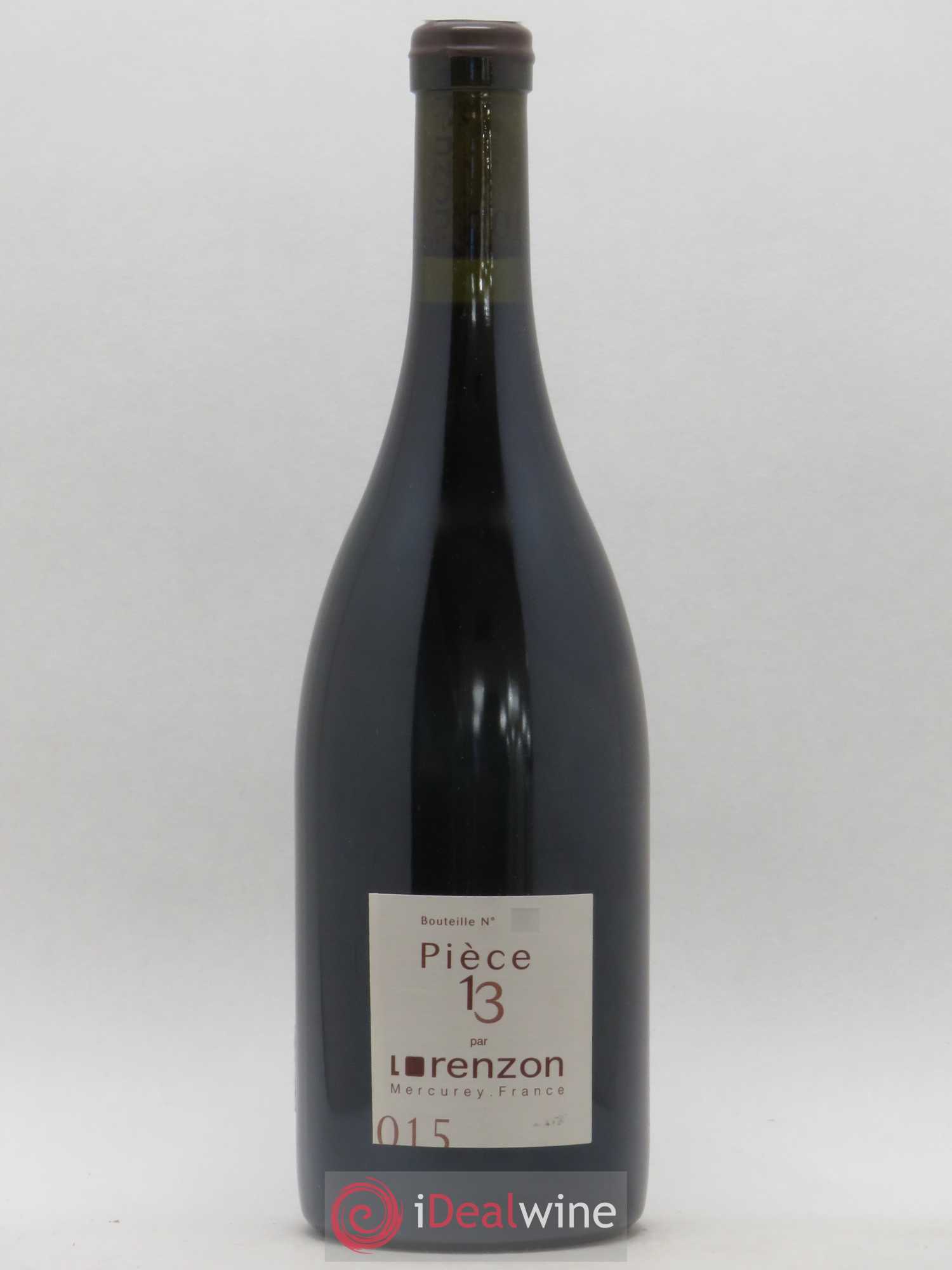 Mercurey 1er Cru Piece 13 Bruno Lorenzon 2015 - Posten von 1 Flasche - 0