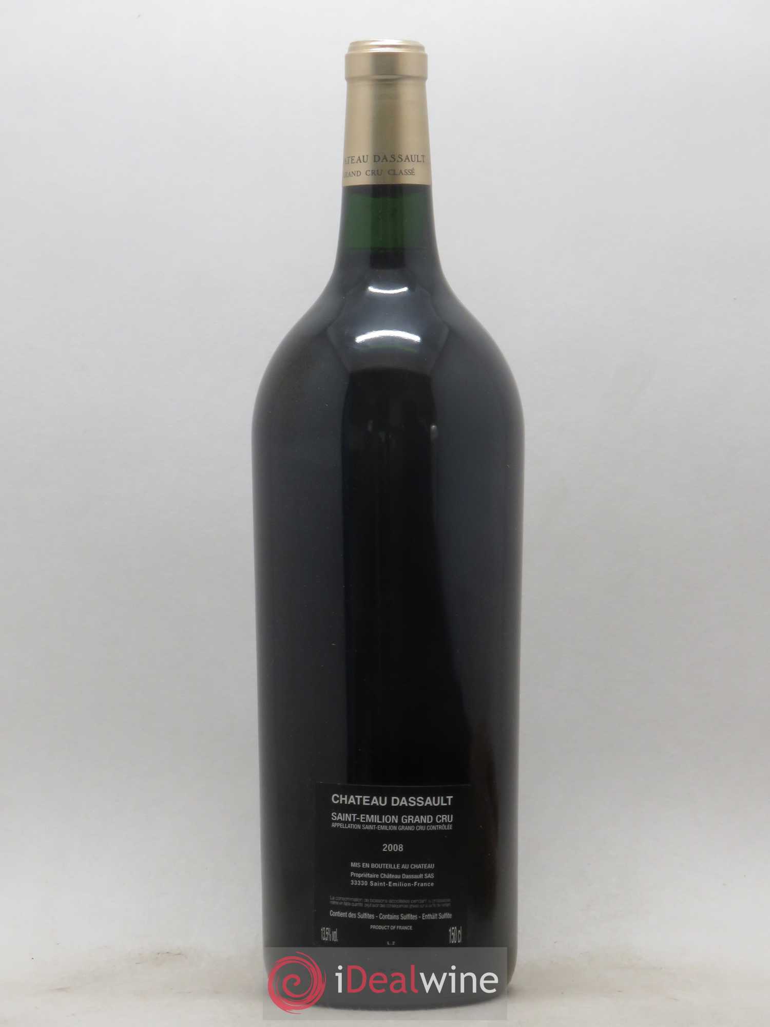Château Dassault Grand Cru Classé Cuvée Jean-Pierre Vigato 2008 - Posten von 1 Magnum - 1