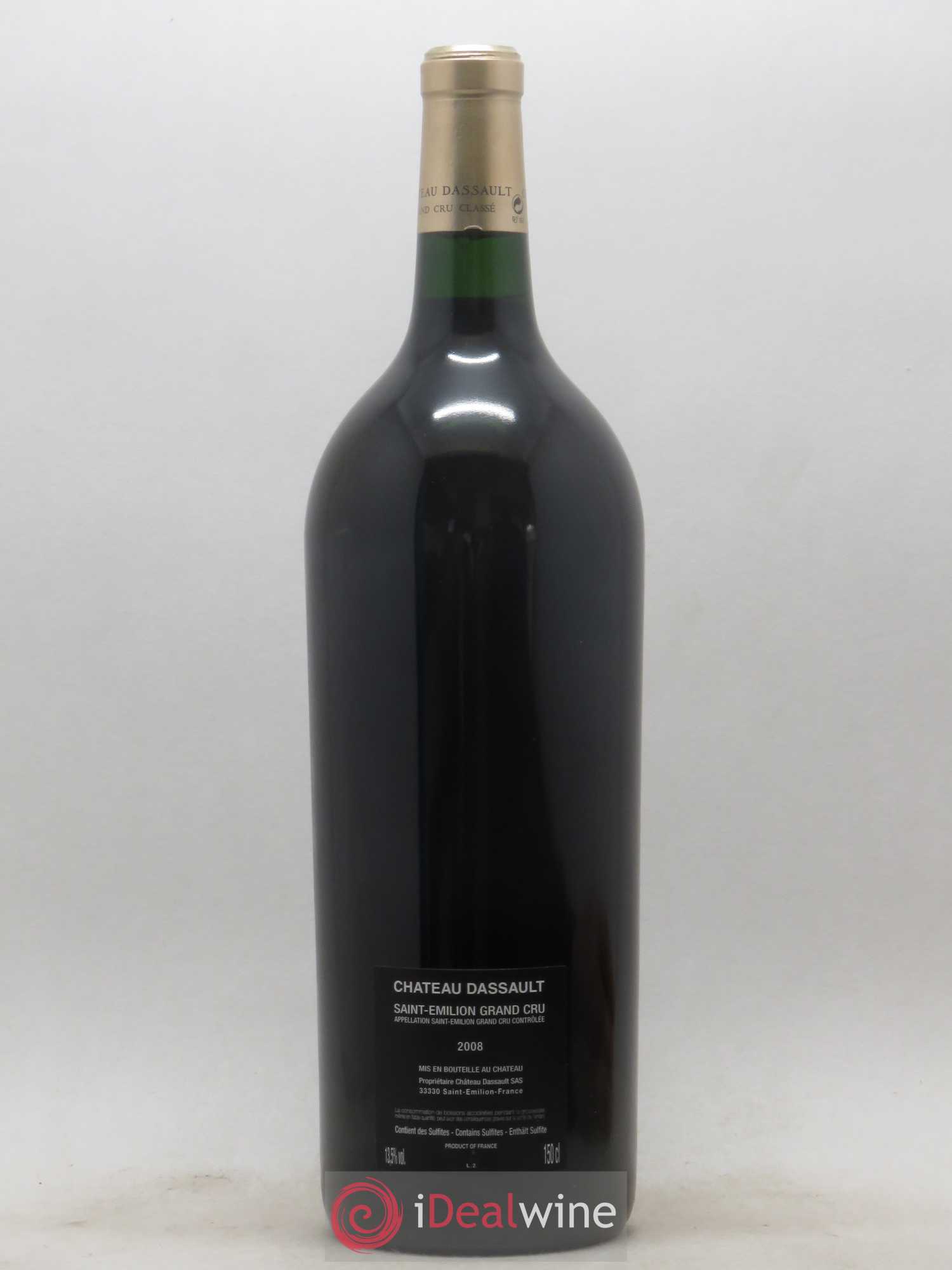 Château Dassault Grand Cru Classé Cuvée Jean-Pierre Vigato 2008 - Posten von 1 Magnum - 1
