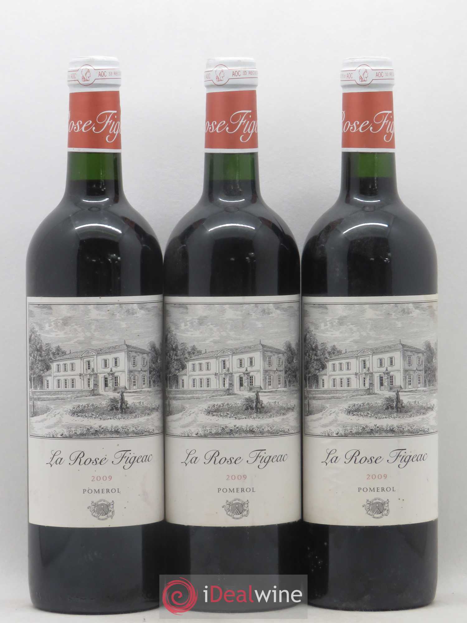 Château la Rose Figeac 2009 - Lot de 3 bouteilles - 0