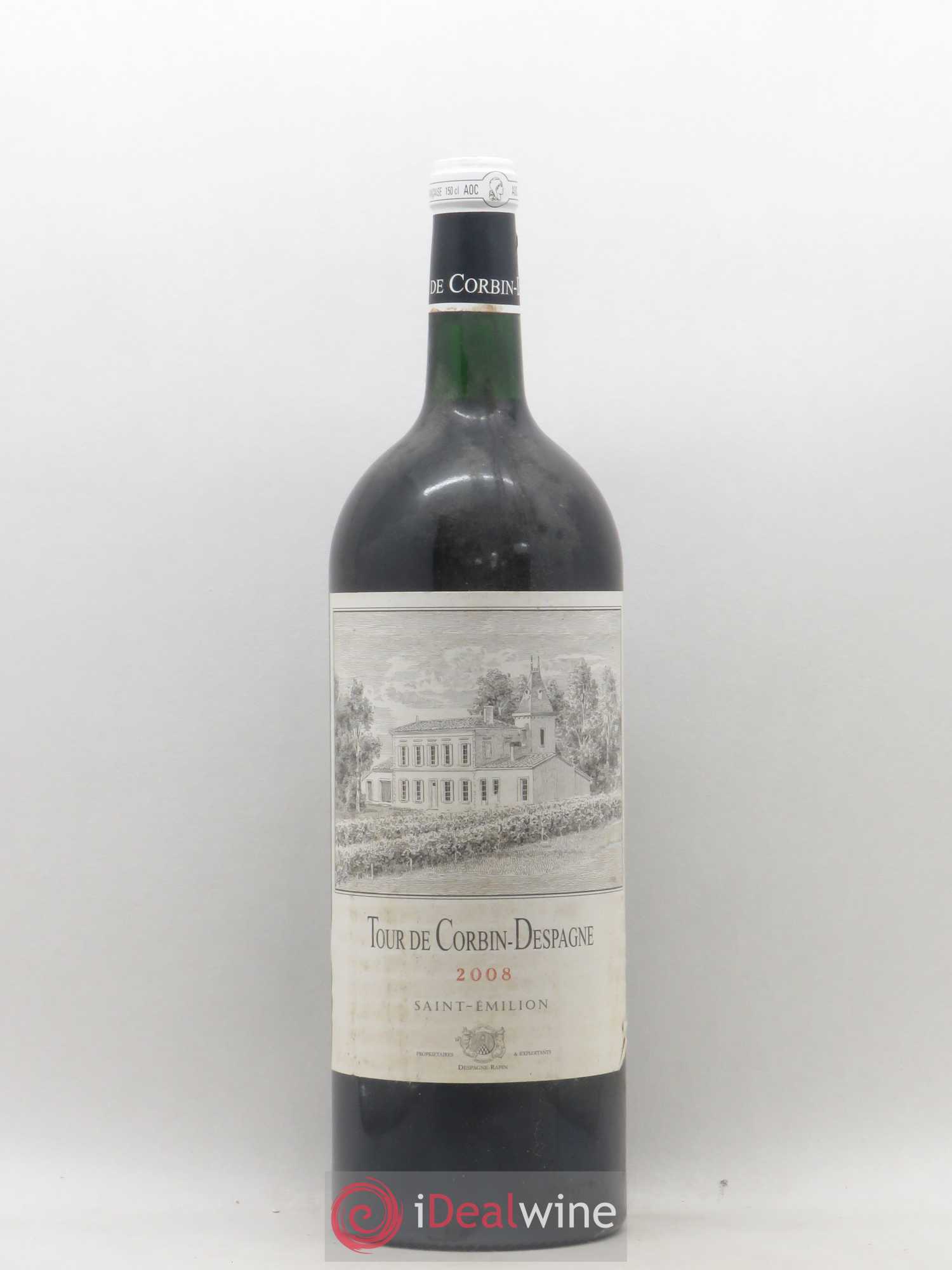 Saint-Émilion Tour de Corbin Despagne 2008 - Lot de 1 magnum - 0