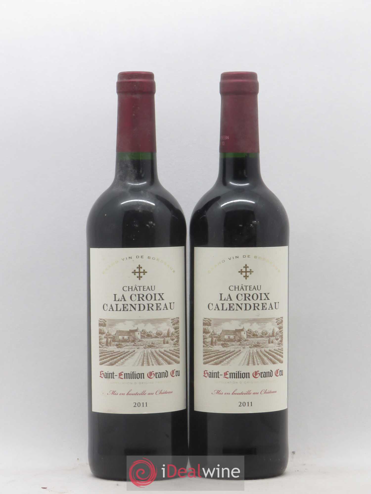 Saint-Émilion Grand Cru Chateau La Croix Calendreau (sans prix de réserve) 2011 - Posten von 2 Flaschen - 0