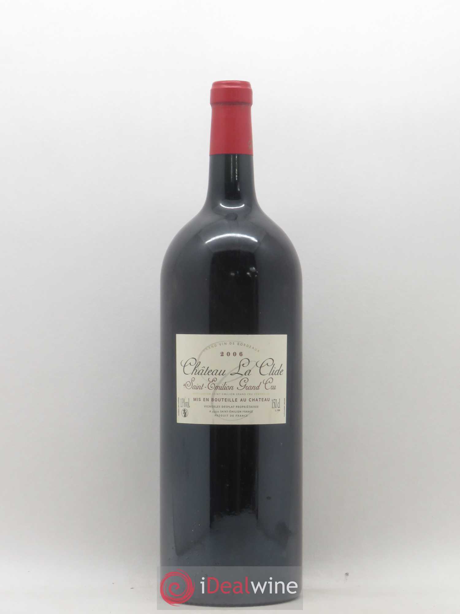 Saint-Émilion Grand Cru Chateau La Clide 2006 - Lot de 1 magnum - 0