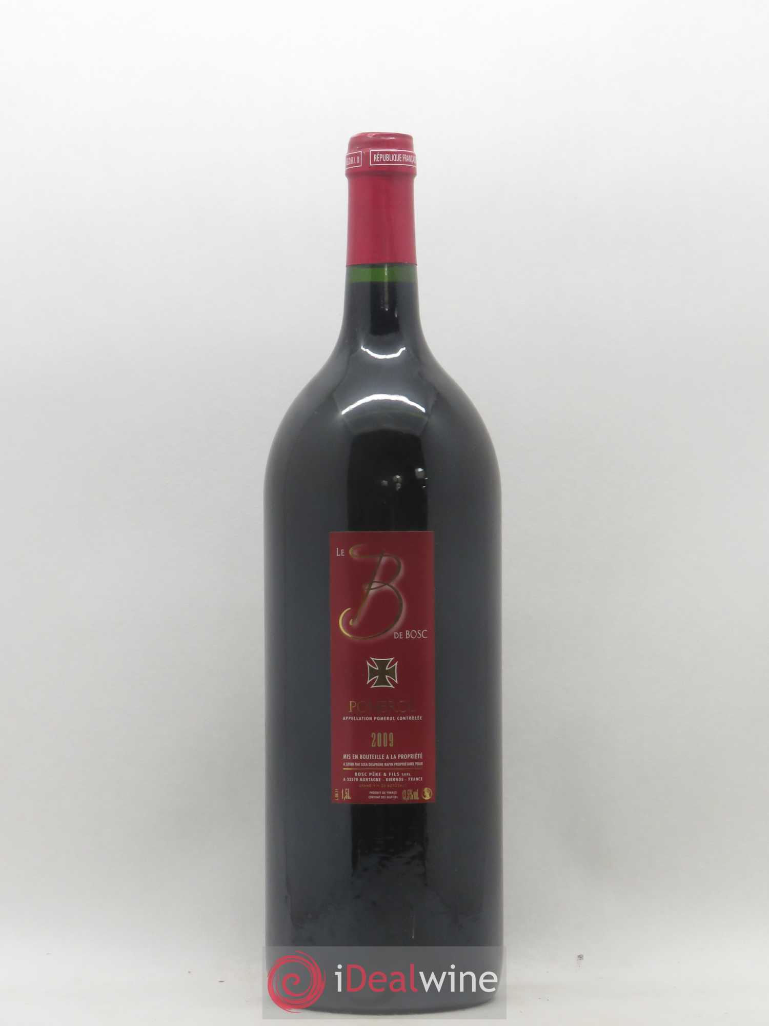 Pomerol Le B de Bosc 2009 - Posten von 1 Magnum - 0