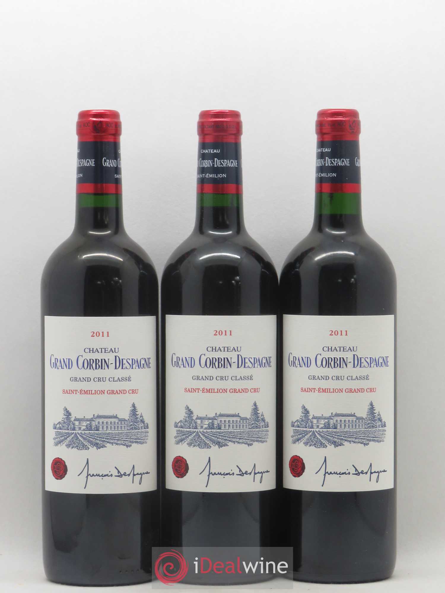 Château Grand Corbin Despagne Grand Cru Classé 2011 - Lot de 6 bouteilles - 2