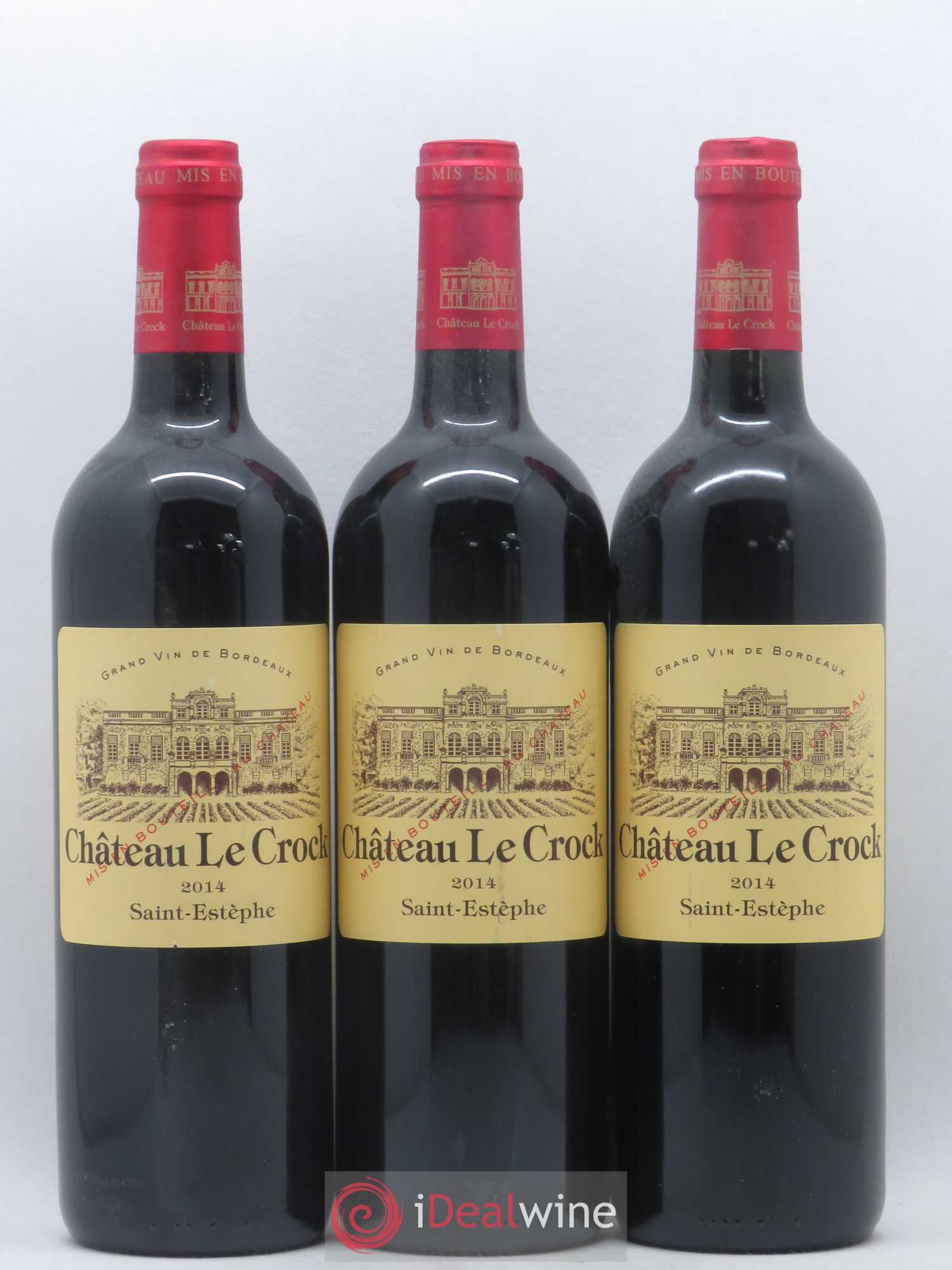 Château le Crock Cru Bourgeois 2014 - Lot de 3 bouteilles - 0