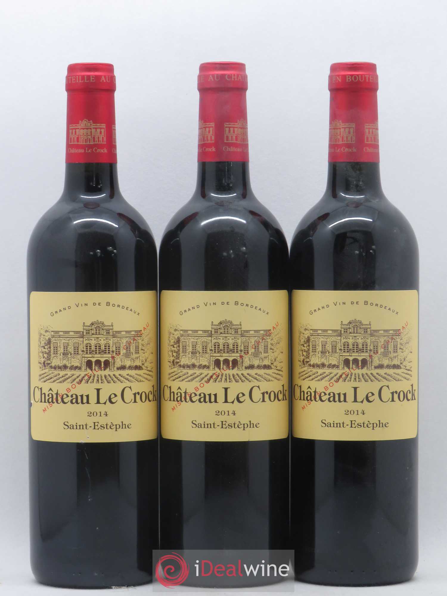 Château le Crock Cru Bourgeois 2014 - Lot de 3 bouteilles - 0