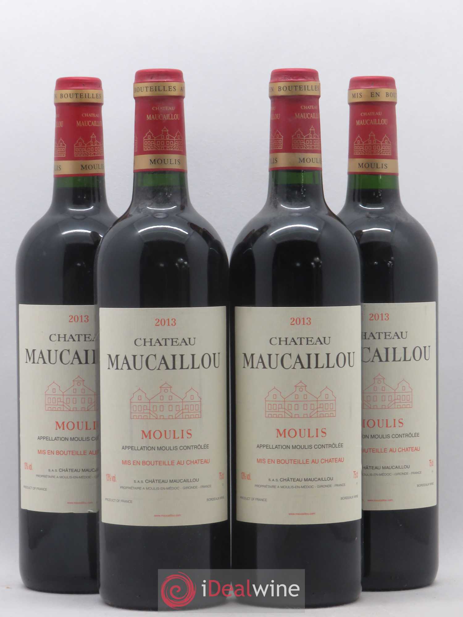 Château Maucaillou 2013 - Lot de 4 bouteilles - 0
