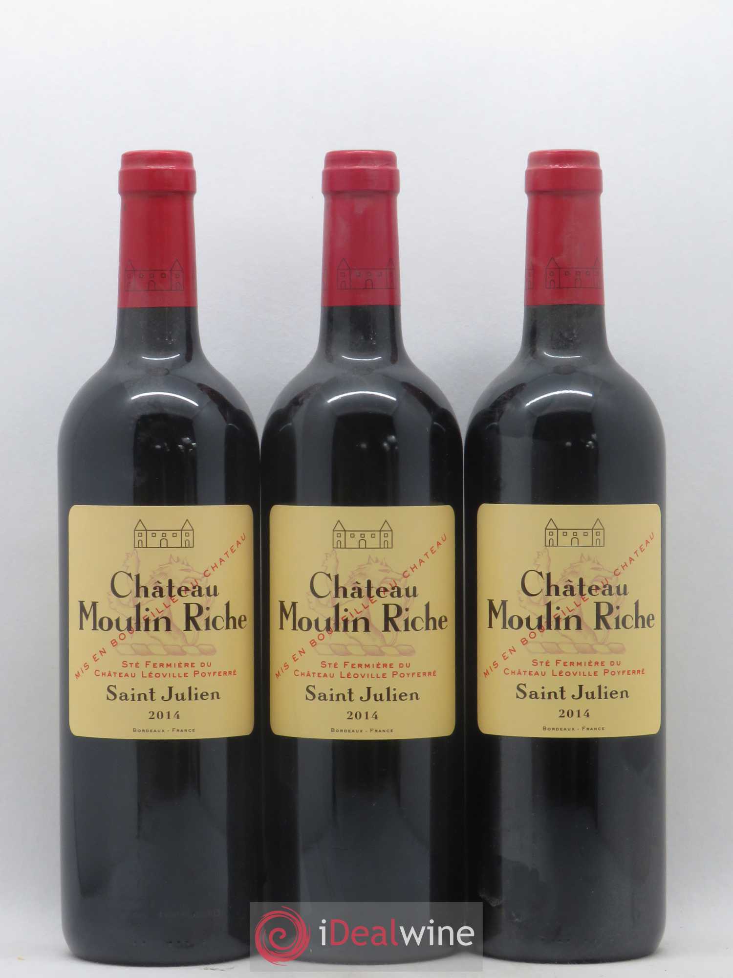 Château Moulin Riche 2014 - Posten von 3 Flaschen - 0