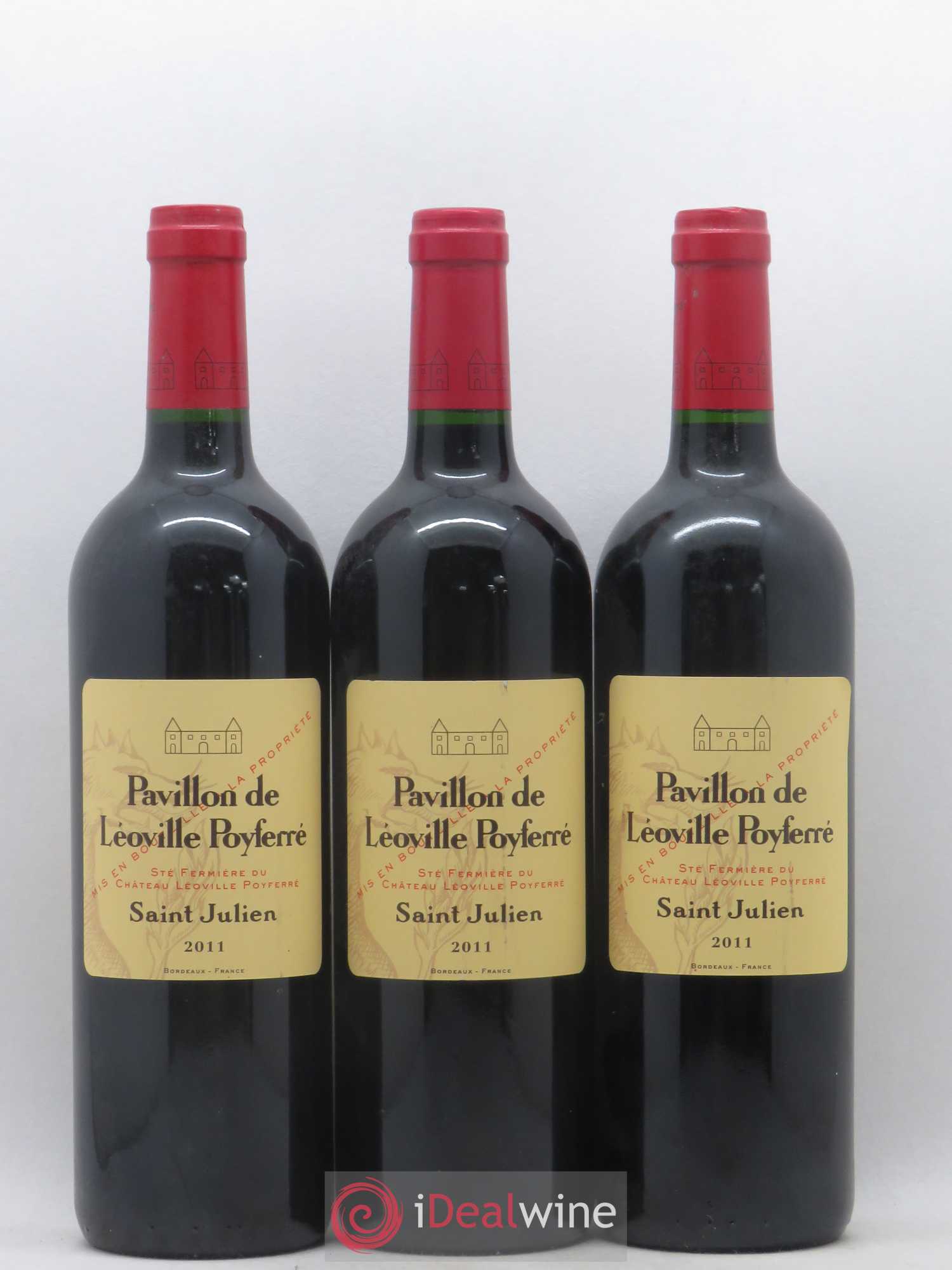 Pavillon de Poyferré Second Vin 2011 - Lot de 3 bouteilles - 0