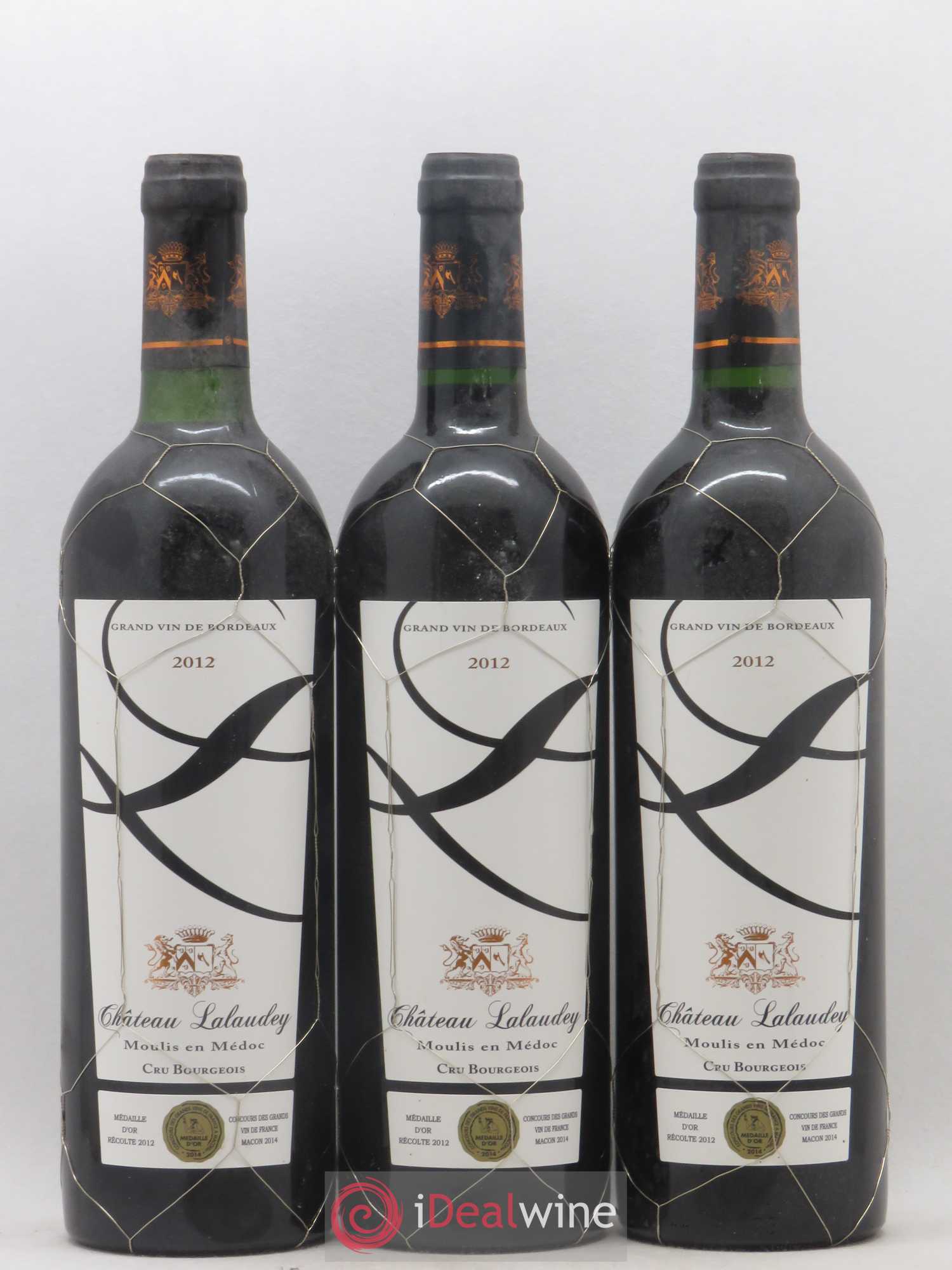 Moulis en Médoc Chateau Lalaudey Moulis en Médoc Cru Bourgeois (sans prix de réserve) 2012 - Lot de 6 bouteilles - 2