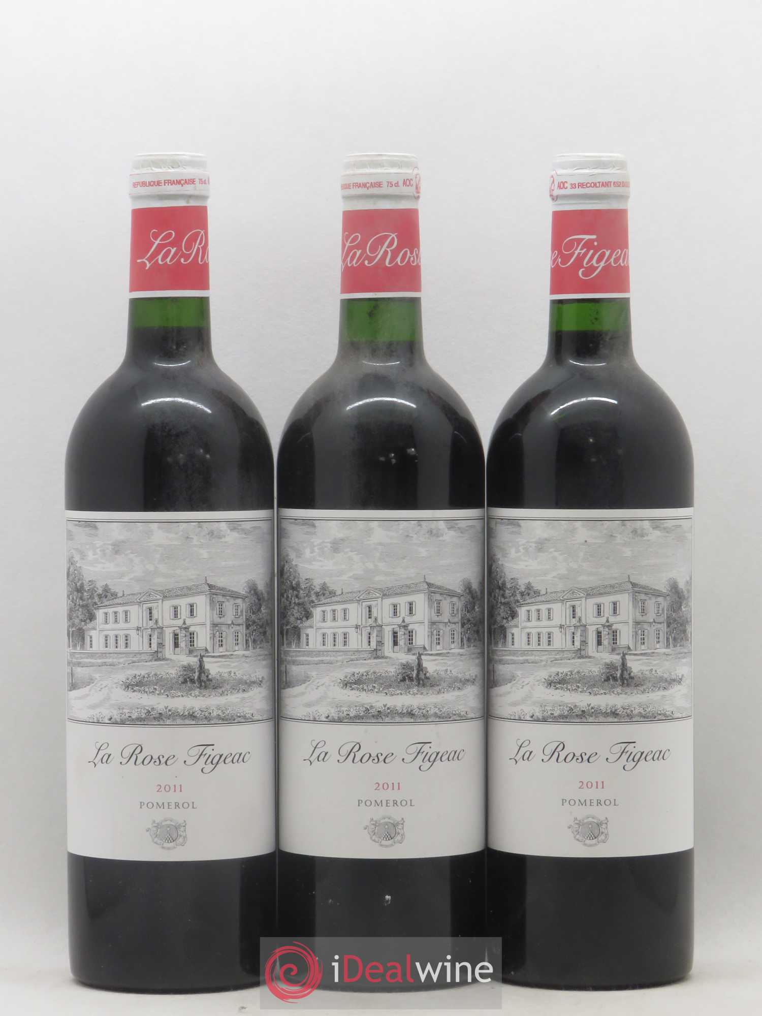 Château la Rose Figeac (sans prix de réserve) 2011 - Lot de 3 bouteilles - 0