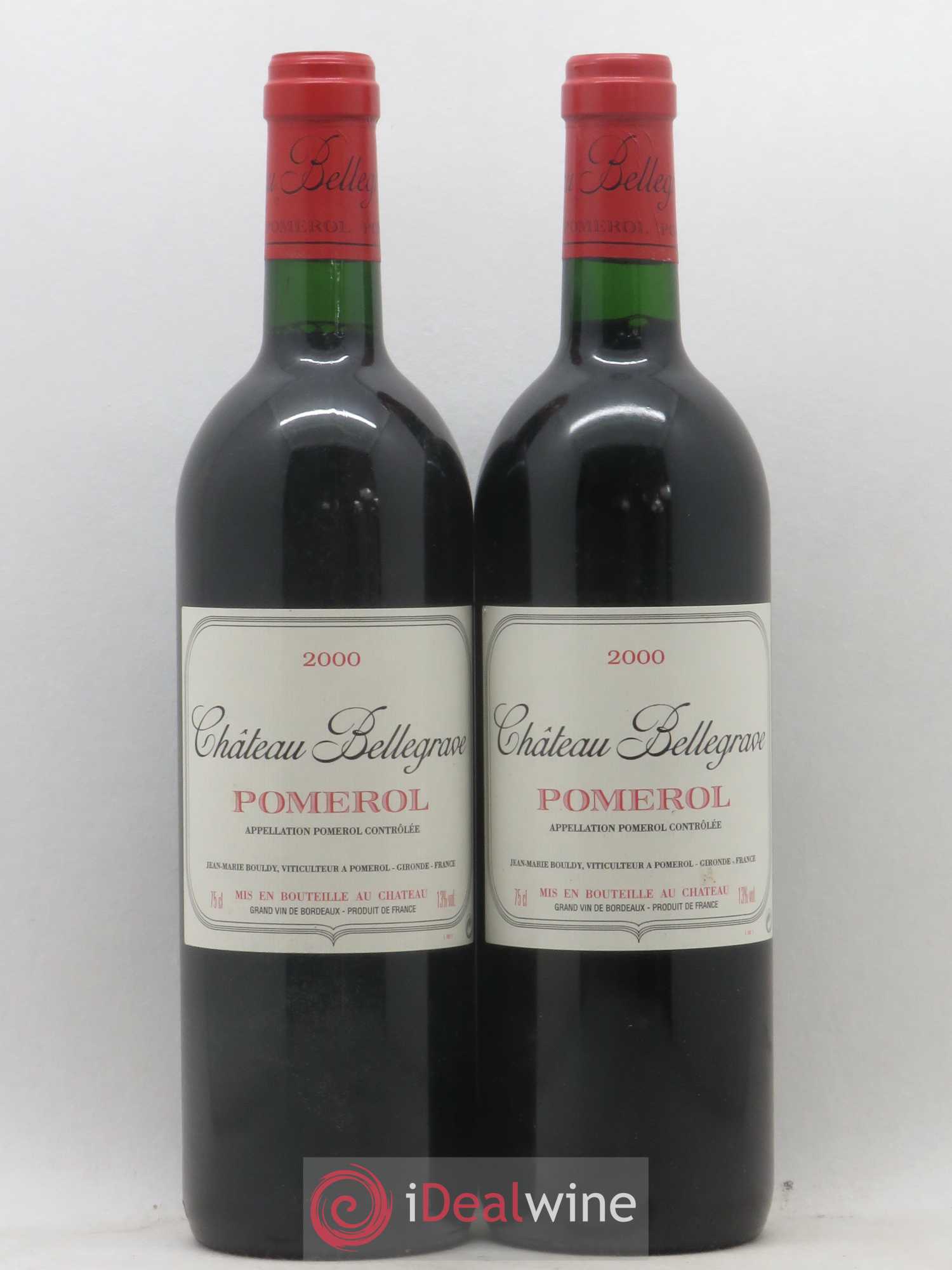 Château Bellegrave 2000 - Lot de 2 bouteilles - 0