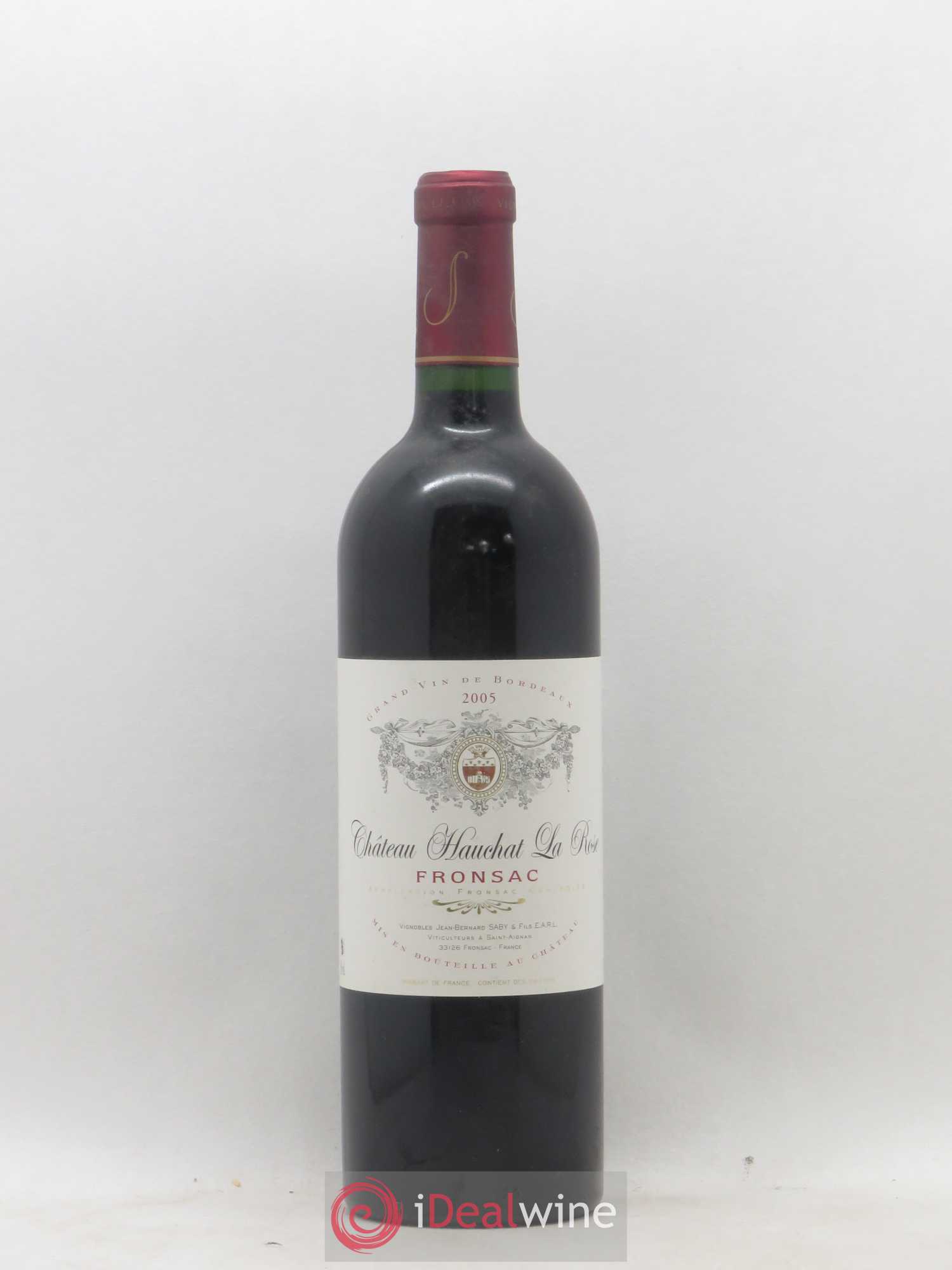 Fronsac Chateau Hauchat La Rose (sans prix de réserve) 2005 - Posten von 1 Flasche - 0
