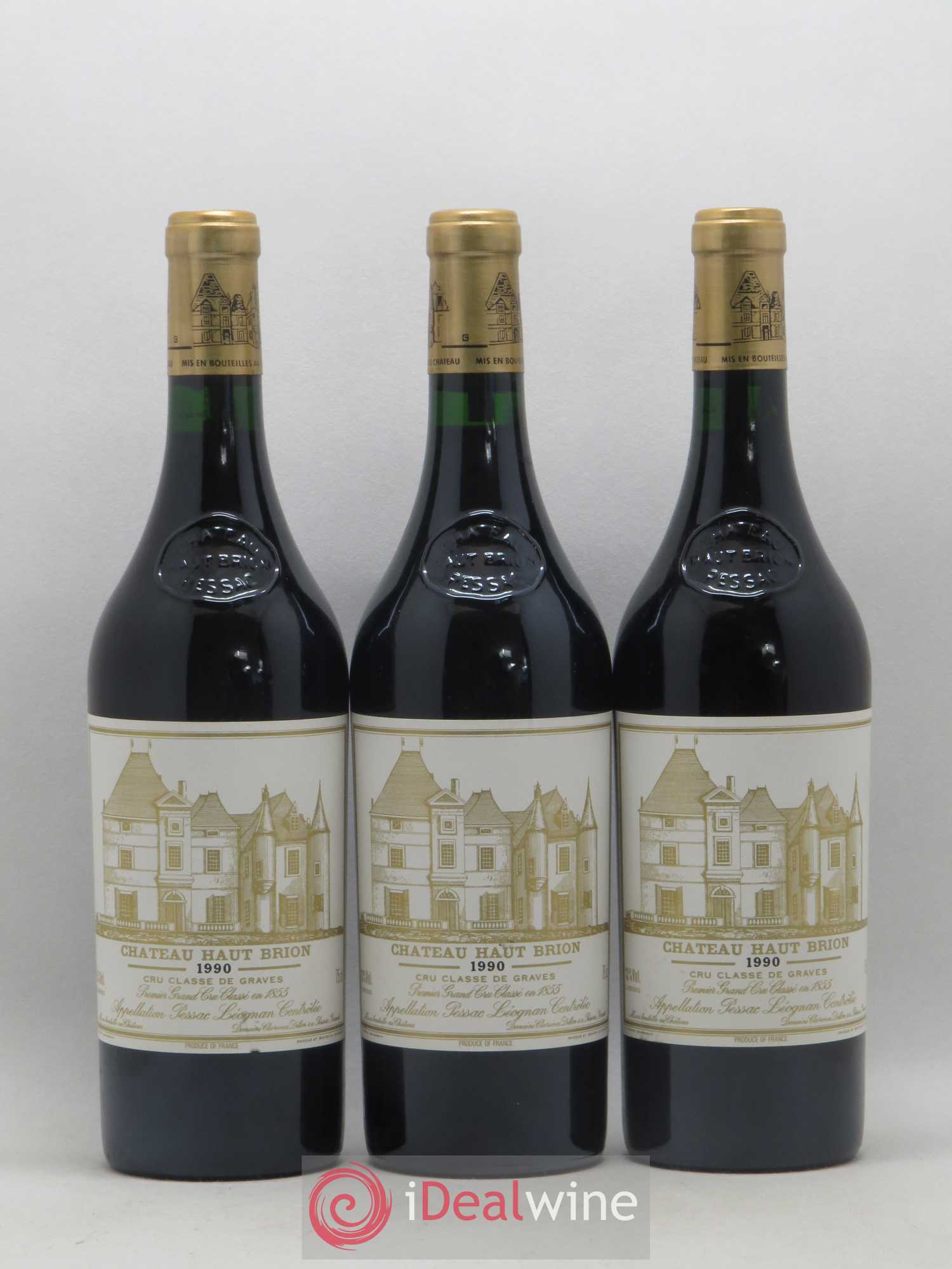 Château Haut Brion 1er Grand Cru Classé 1990 - Lot de 12 bouteilles - 3