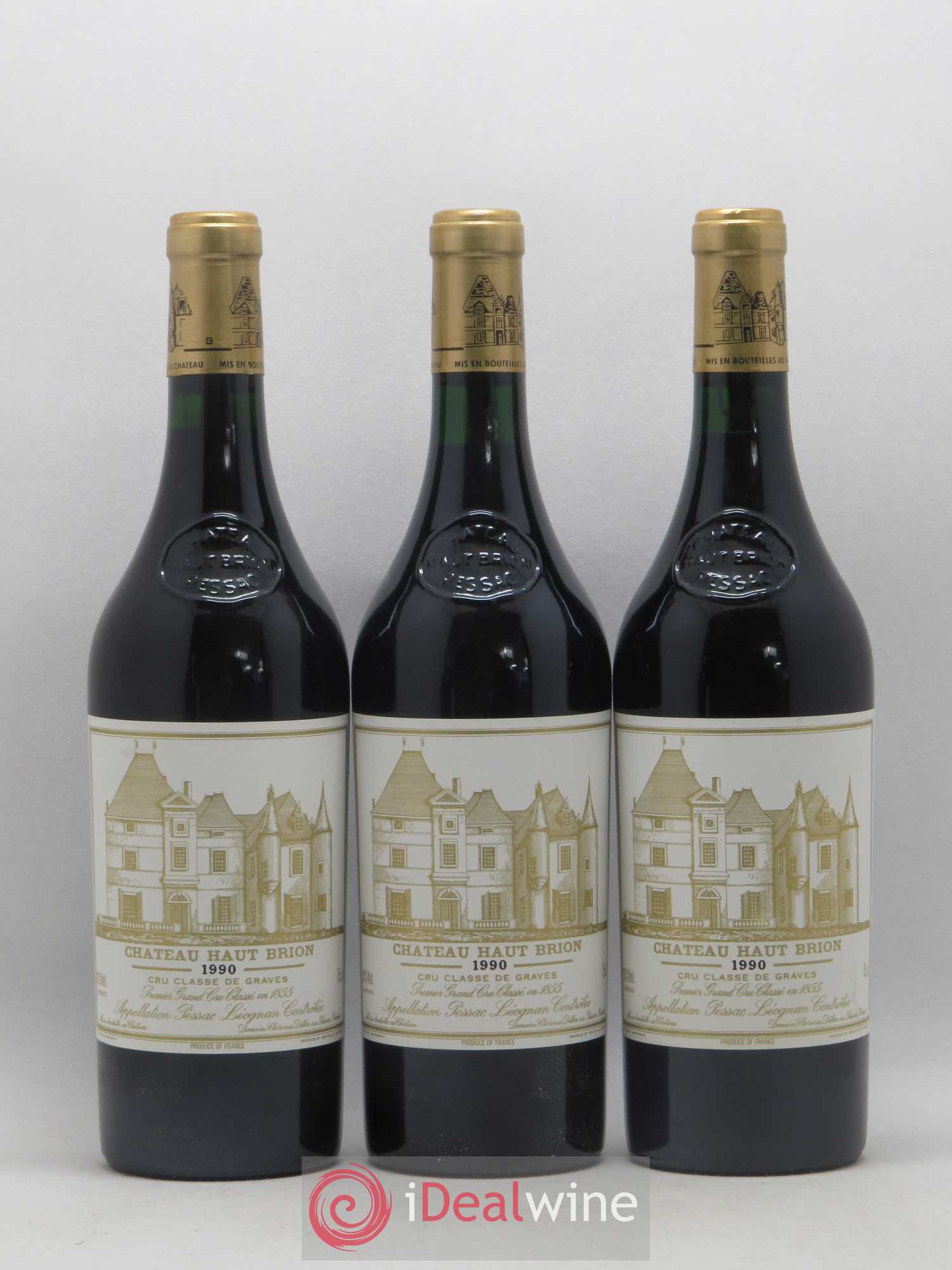 Château Haut Brion 1er Grand Cru Classé 1990 - Lot de 12 bouteilles - 4