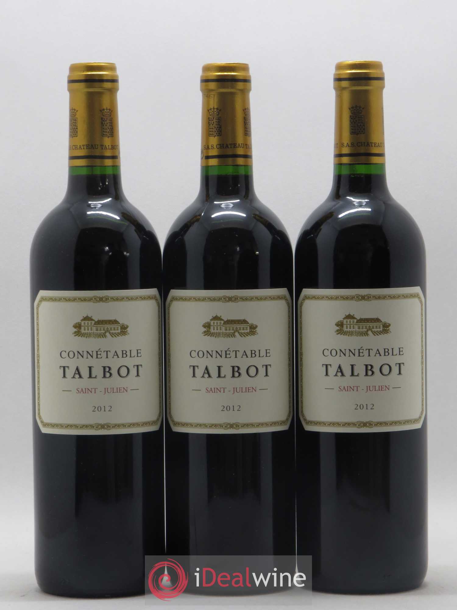 Connétable de Talbot Second Vin 2012 - Lot de 6 bouteilles - 1