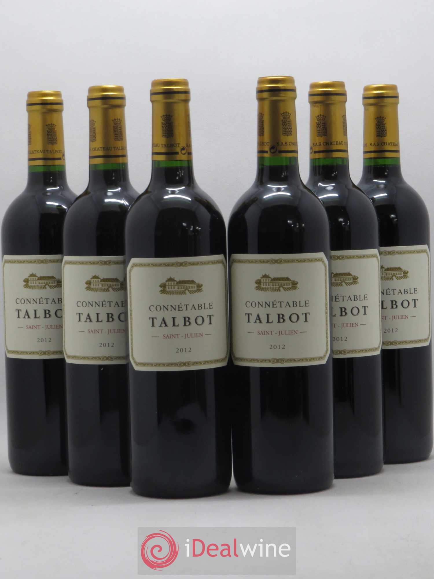 Connétable de Talbot Second Vin 2012 - Lot de 6 bouteilles - 0