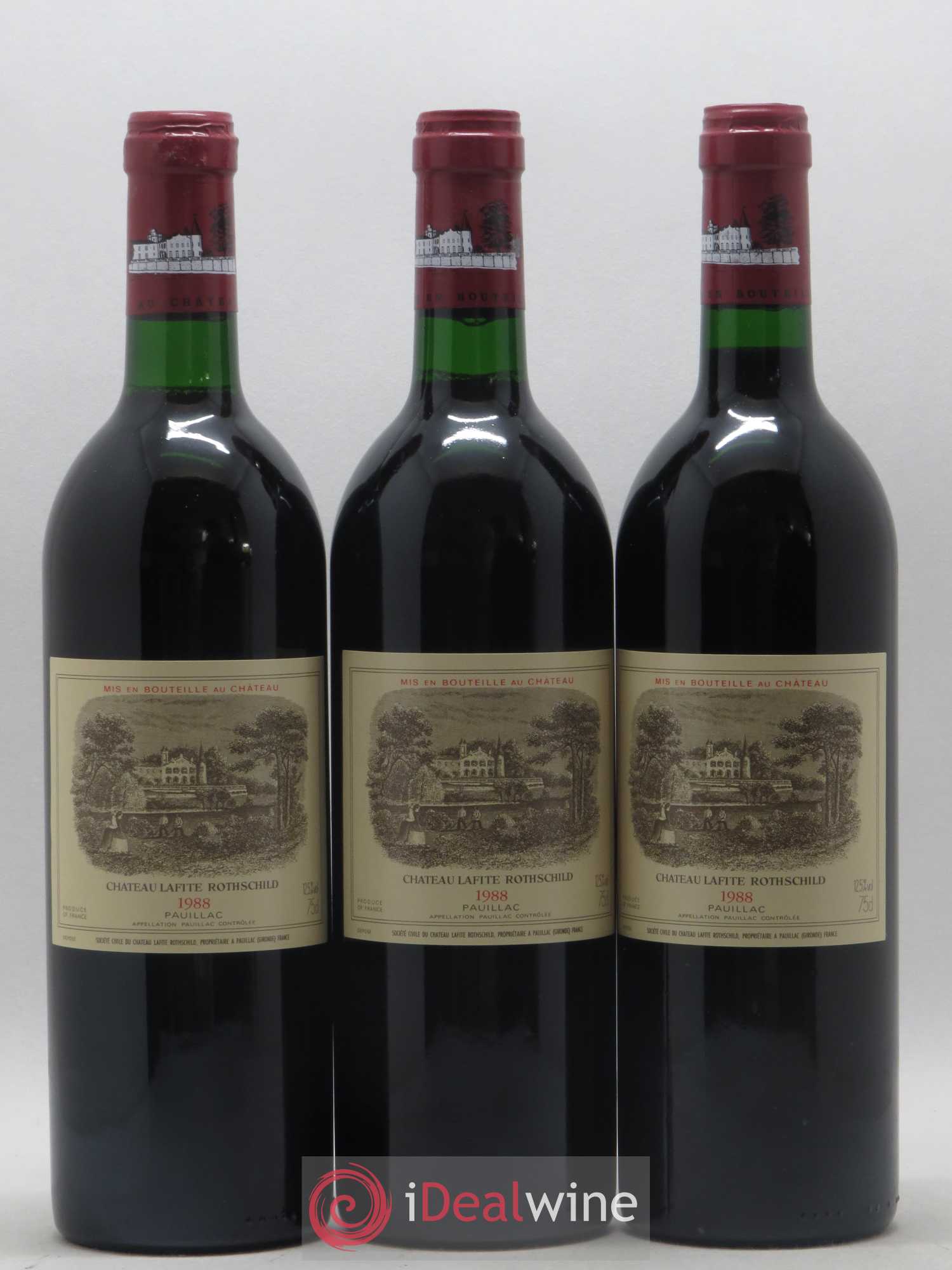 Château Lafite Rothschild 1er Grand Cru Classé 1988 - Lot de 6 bouteilles - 2