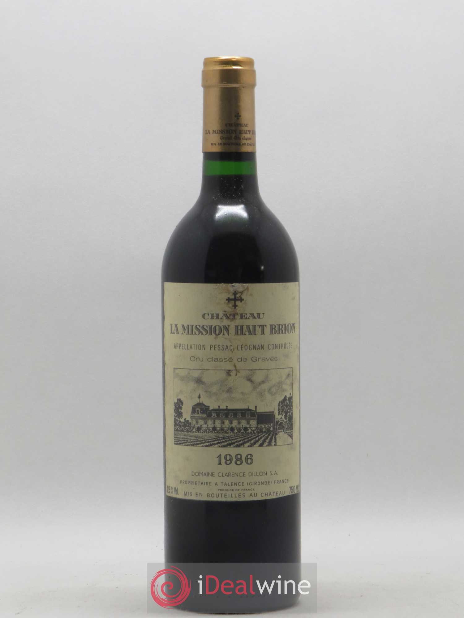 Château la Mission Haut-Brion Cru Classé de Graves 1986 - Lotto di 1 bottiglia - 0