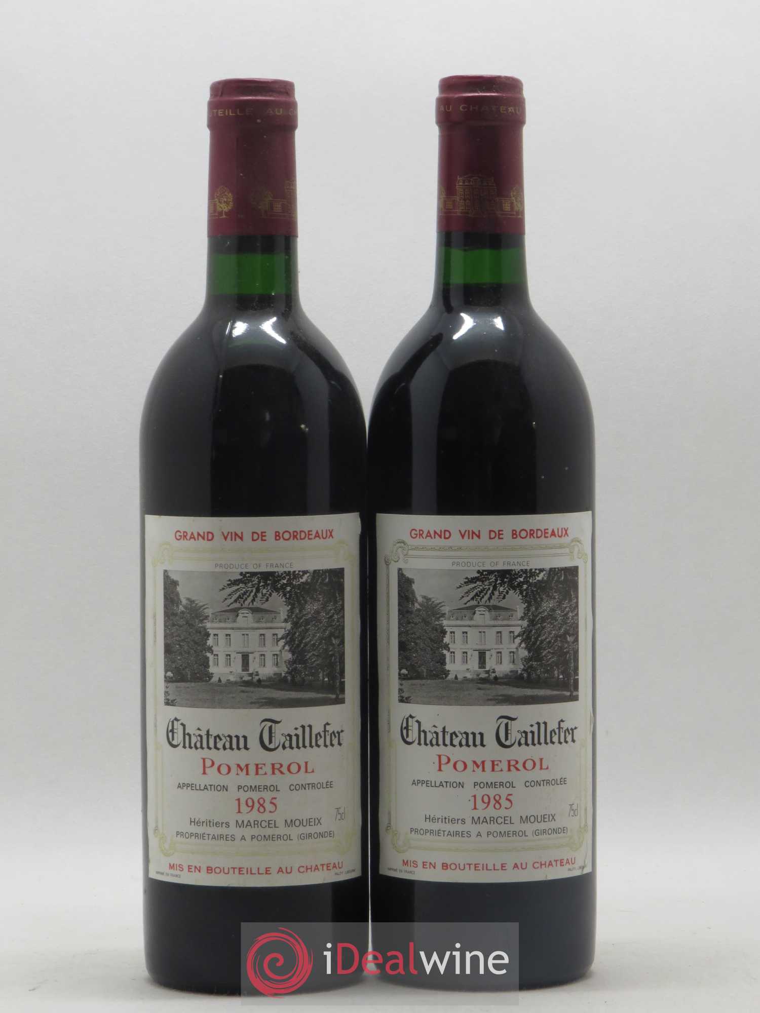 Château Taillefer 1985 - Lot de 2 bouteilles - 0