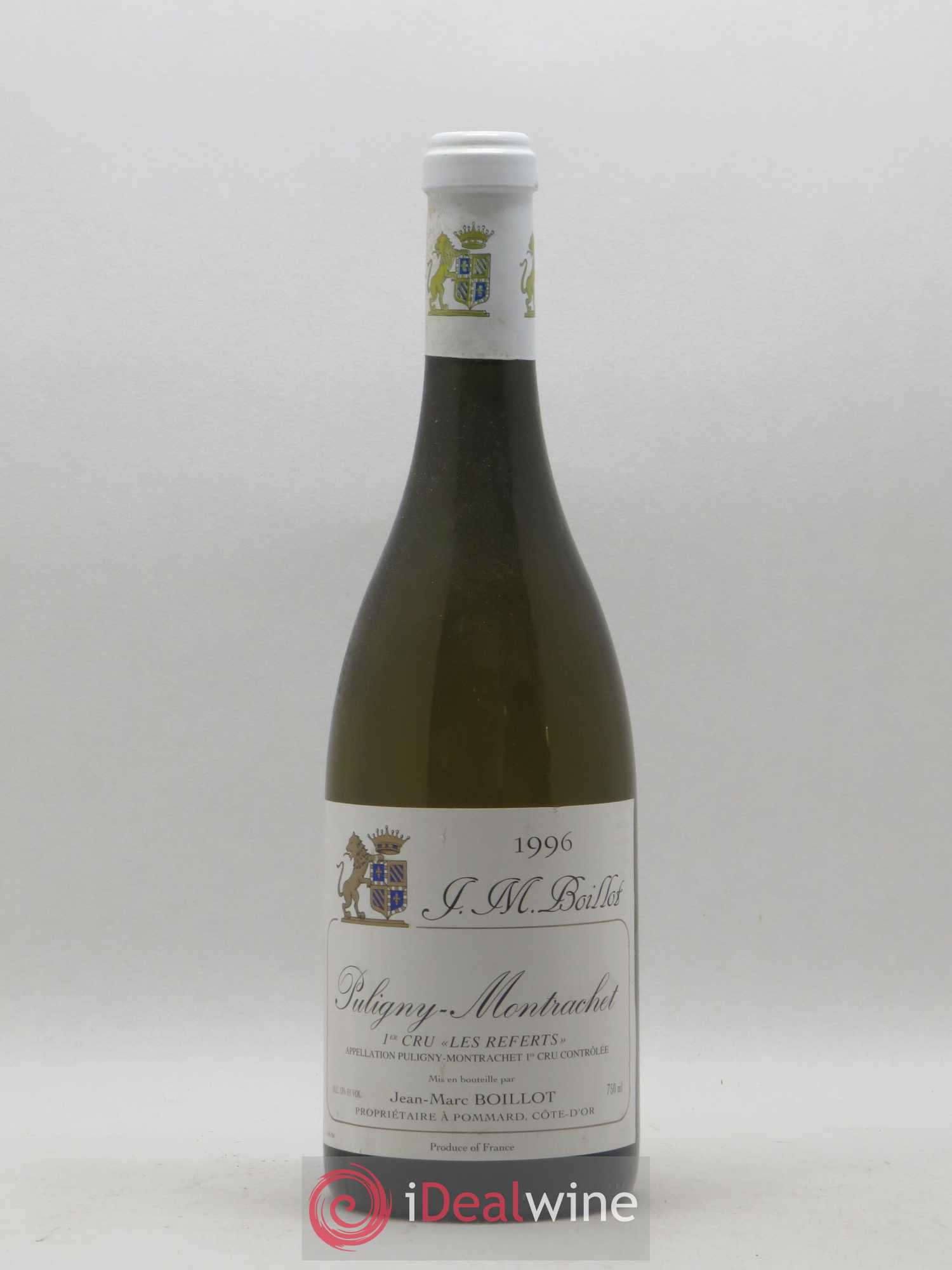 Puligny-Montrachet 1er Cru Les Referts Jean-Marc Boillot 1996 - Lot de 1 bouteille - 0