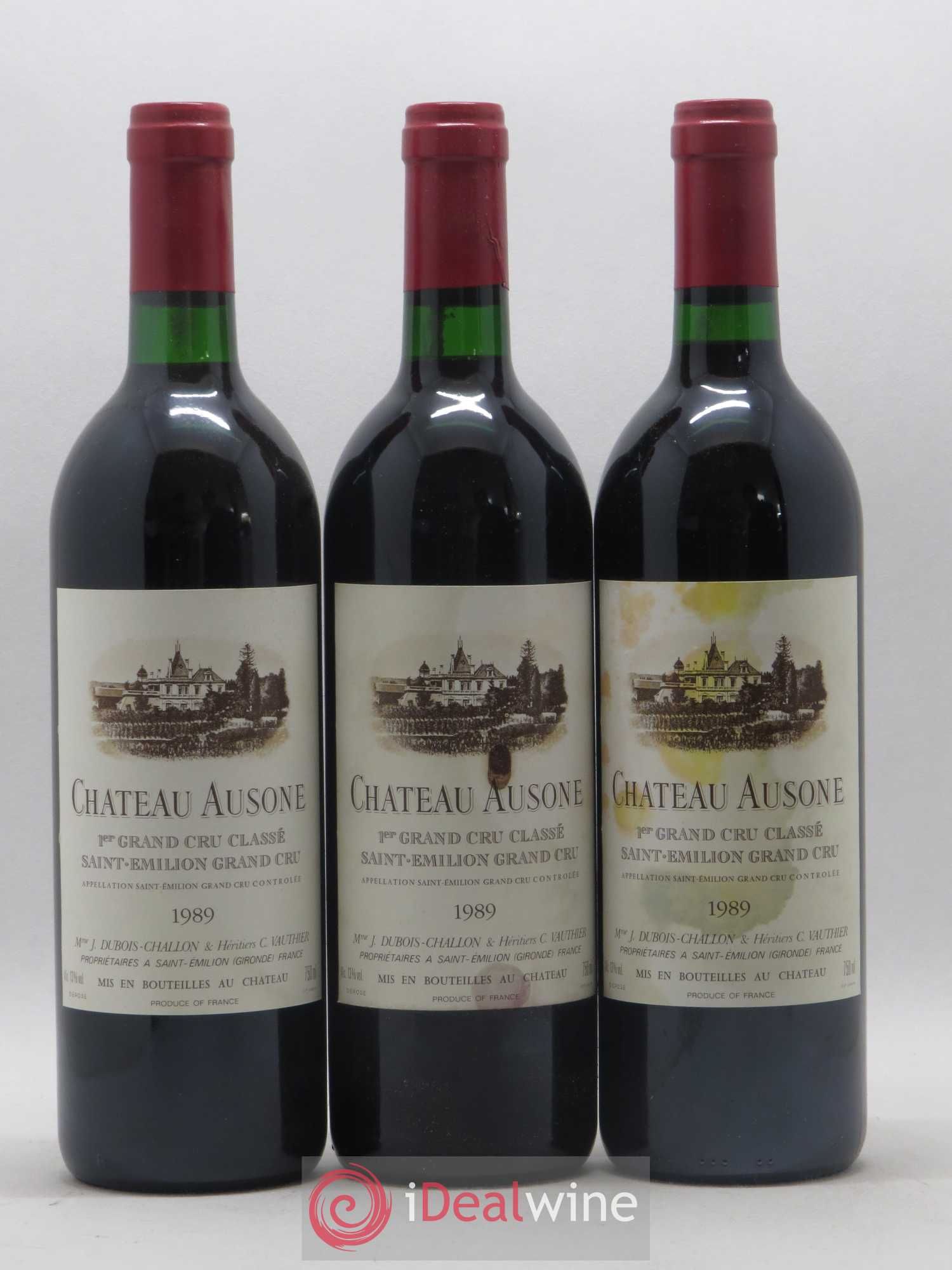 Château Ausone 1er Grand Cru Classé A 1989 - Lot de 6 bouteilles - 2
