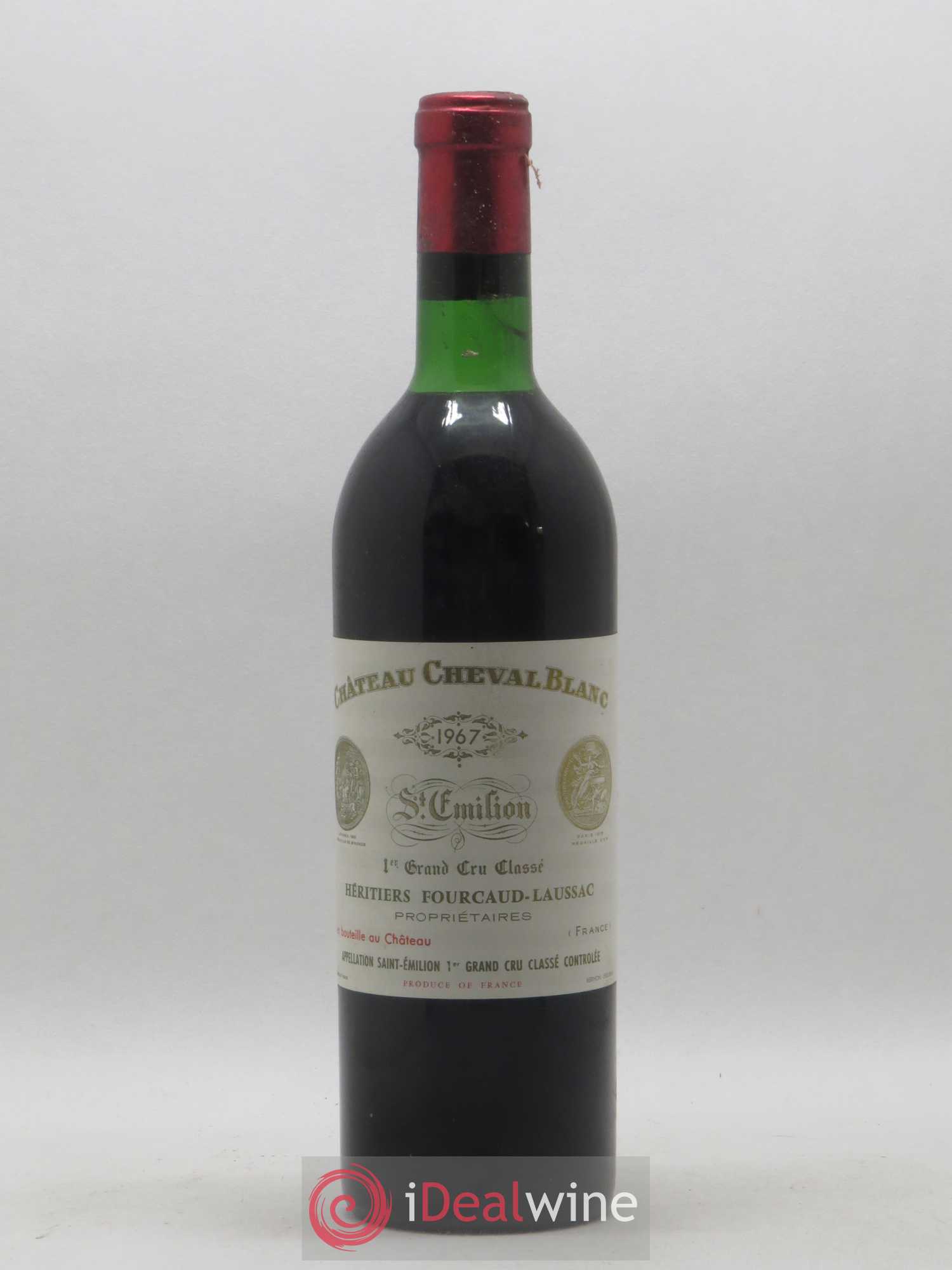 Château Cheval Blanc 1er Grand Cru Classé A 1967 - Lot de 1 bouteille - 0