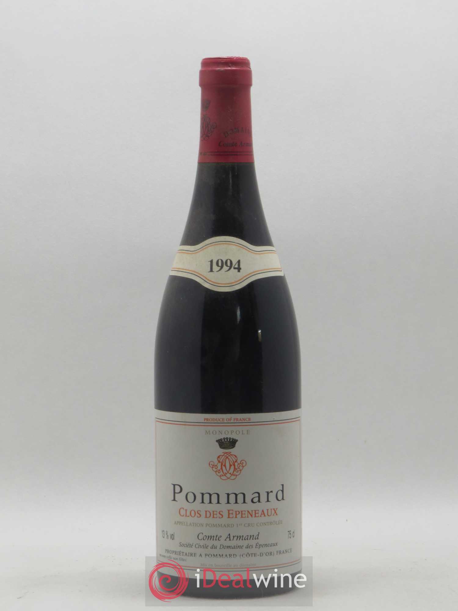 Pommard 1er Cru Clos des Epeneaux Comte Armand 1994 - Lot de 1 bouteille - 0