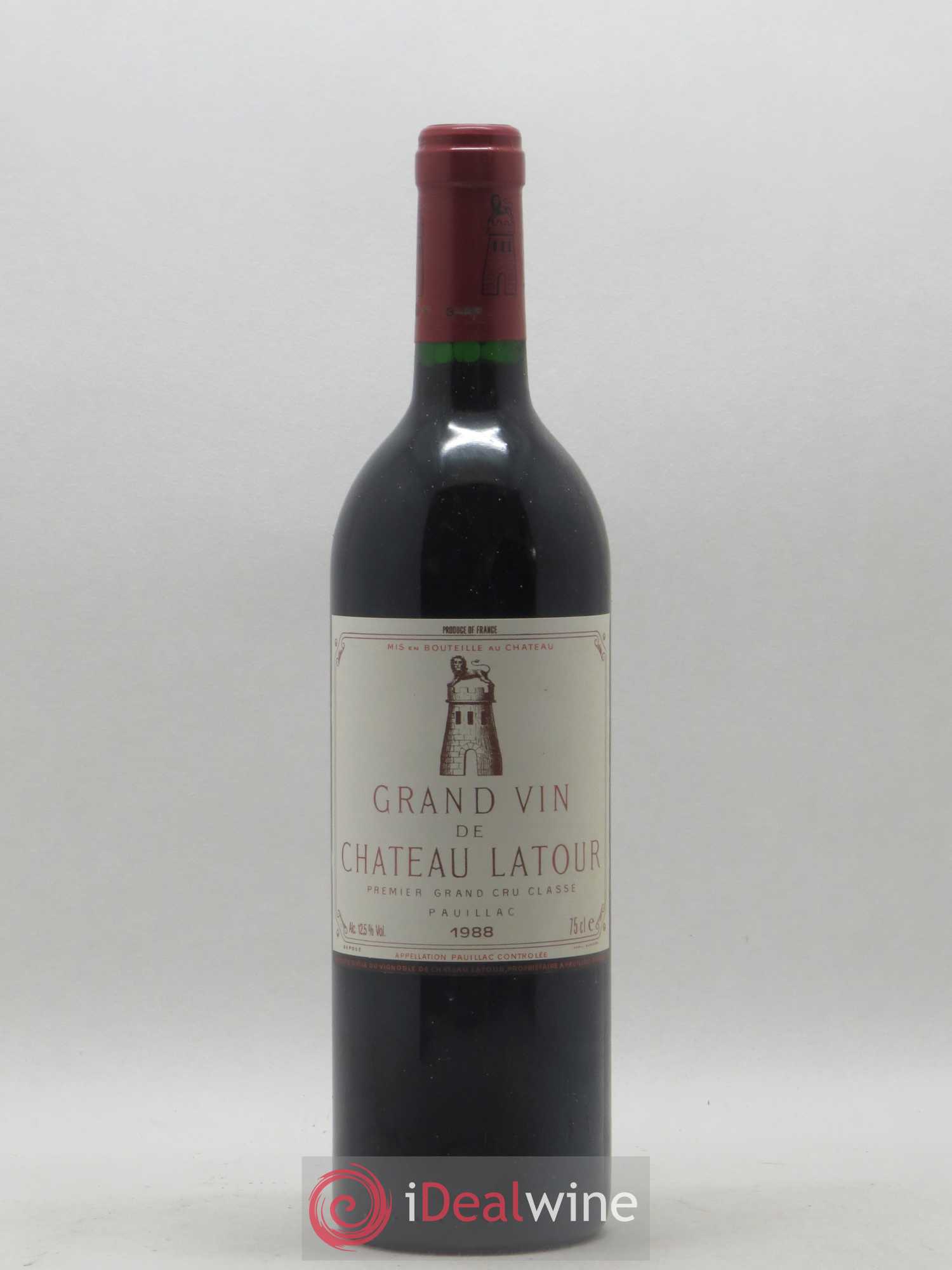 Château Latour 1er Grand Cru Classé 1988 - Lot de 1 bouteille - 0