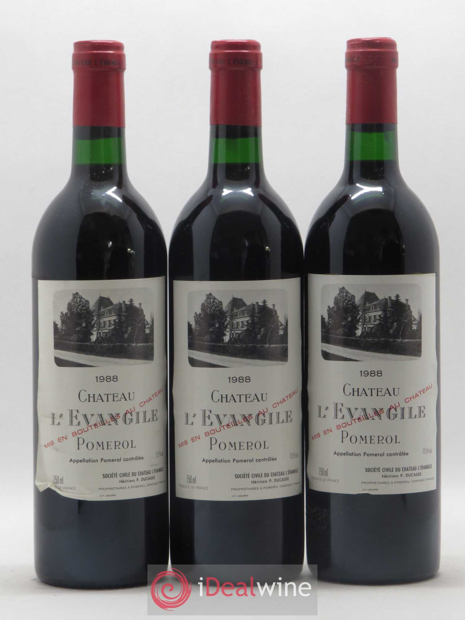 Château l' Évangile 1988 - Lot de 12 bouteilles - 3