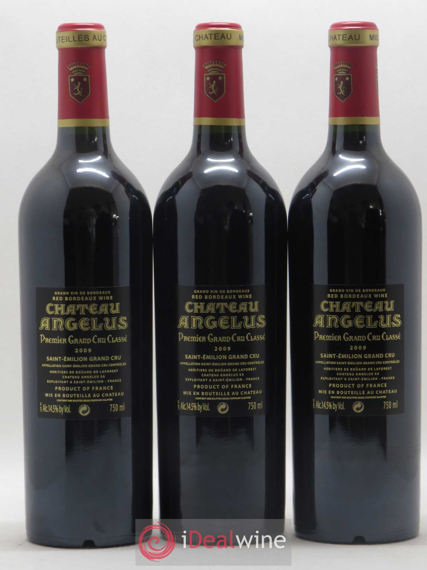 Château Angélus 1er Grand Cru Classé A 2009 - Lot de 12 bouteilles - 4