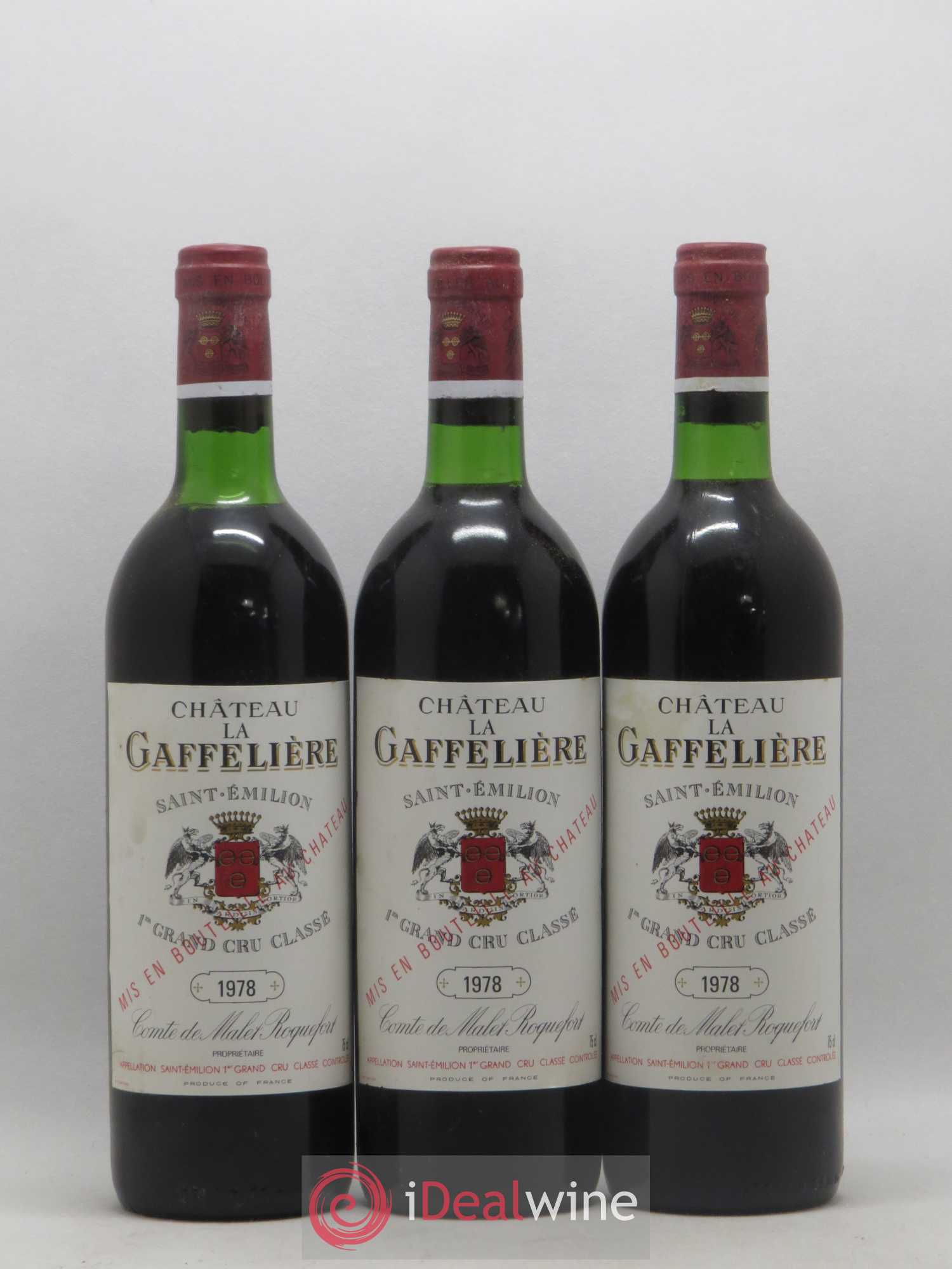 Château la Gaffelière 1er Grand Cru Classé B 1978 - Lot de 12 bouteilles - 2