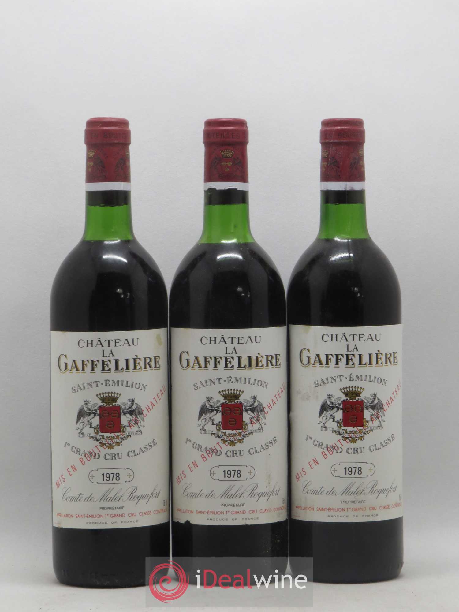 Château la Gaffelière 1er Grand Cru Classé B 1978 - Lot de 12 bouteilles - 3