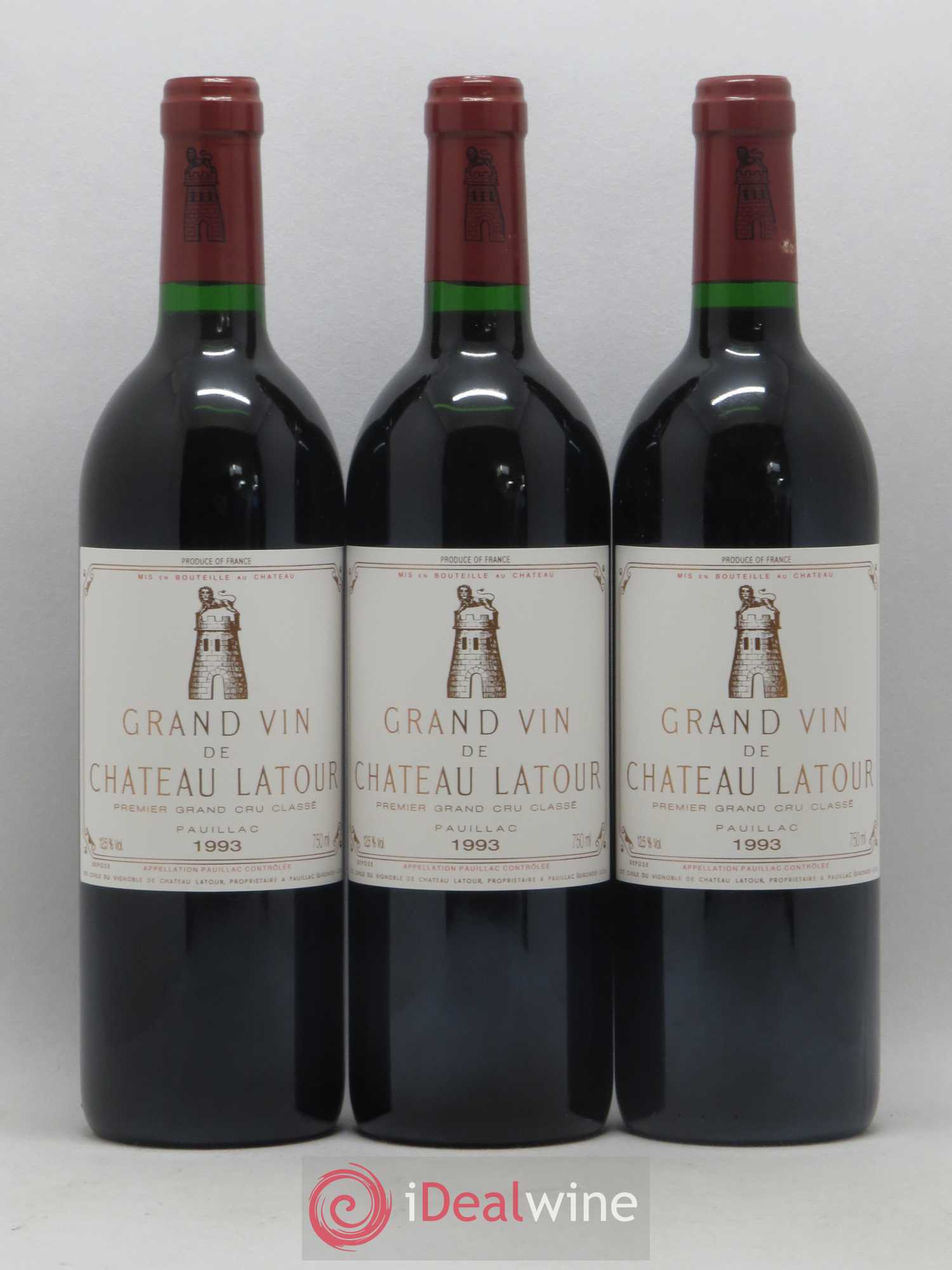 Château Latour 1er Grand Cru Classé 1993 - Lot de 12 bouteilles - 2