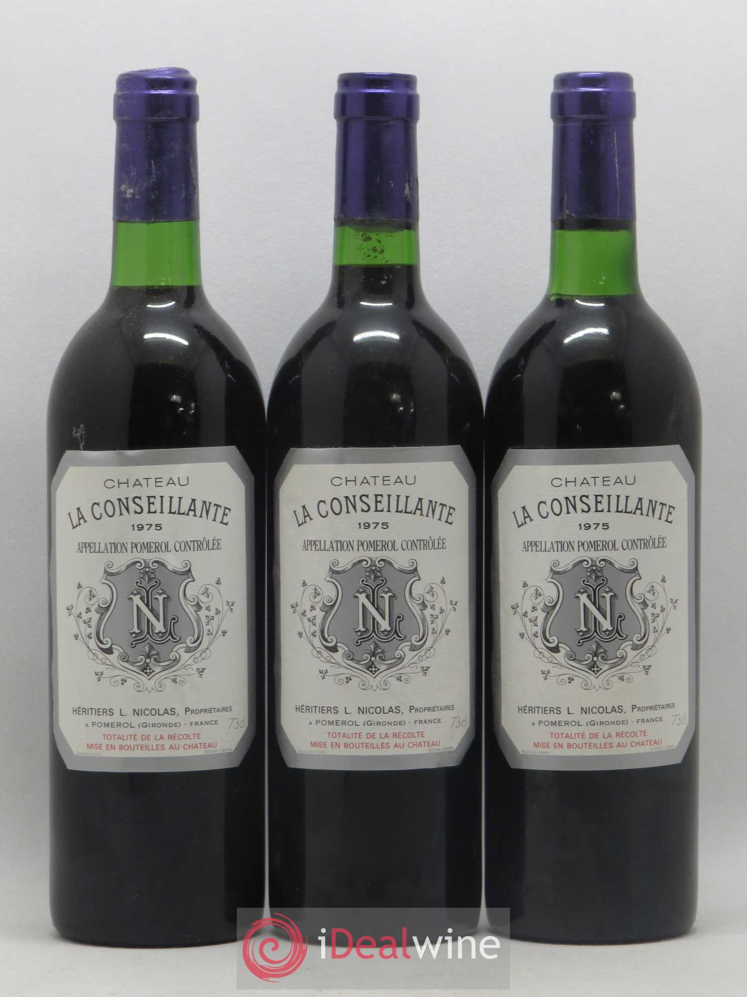 Château la Conseillante 1975 - Lot de 12 bouteilles - 1